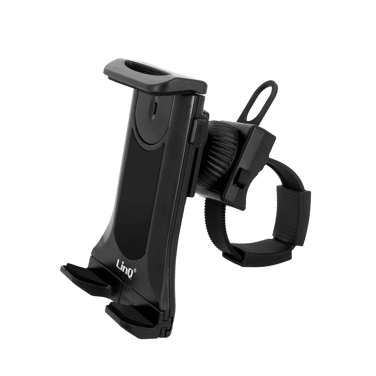 Phone / Tablet Holder Handlebar Mounting 360 Rotating Wristband LinQ Black