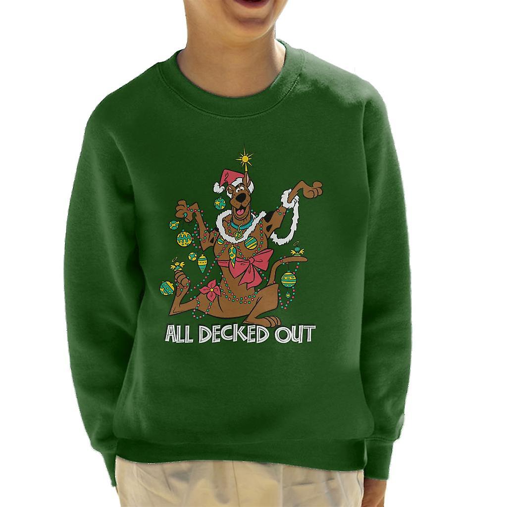 Scooby Doo Christmas All Decked Out Kid's Sweatshirt
