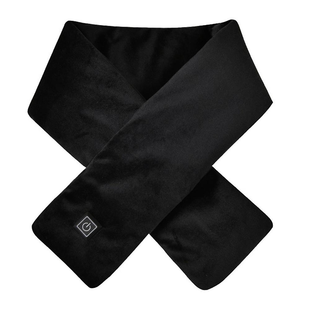 Winter Electric Heated Scarf 5v Adjustable Temperature Scarf Black
