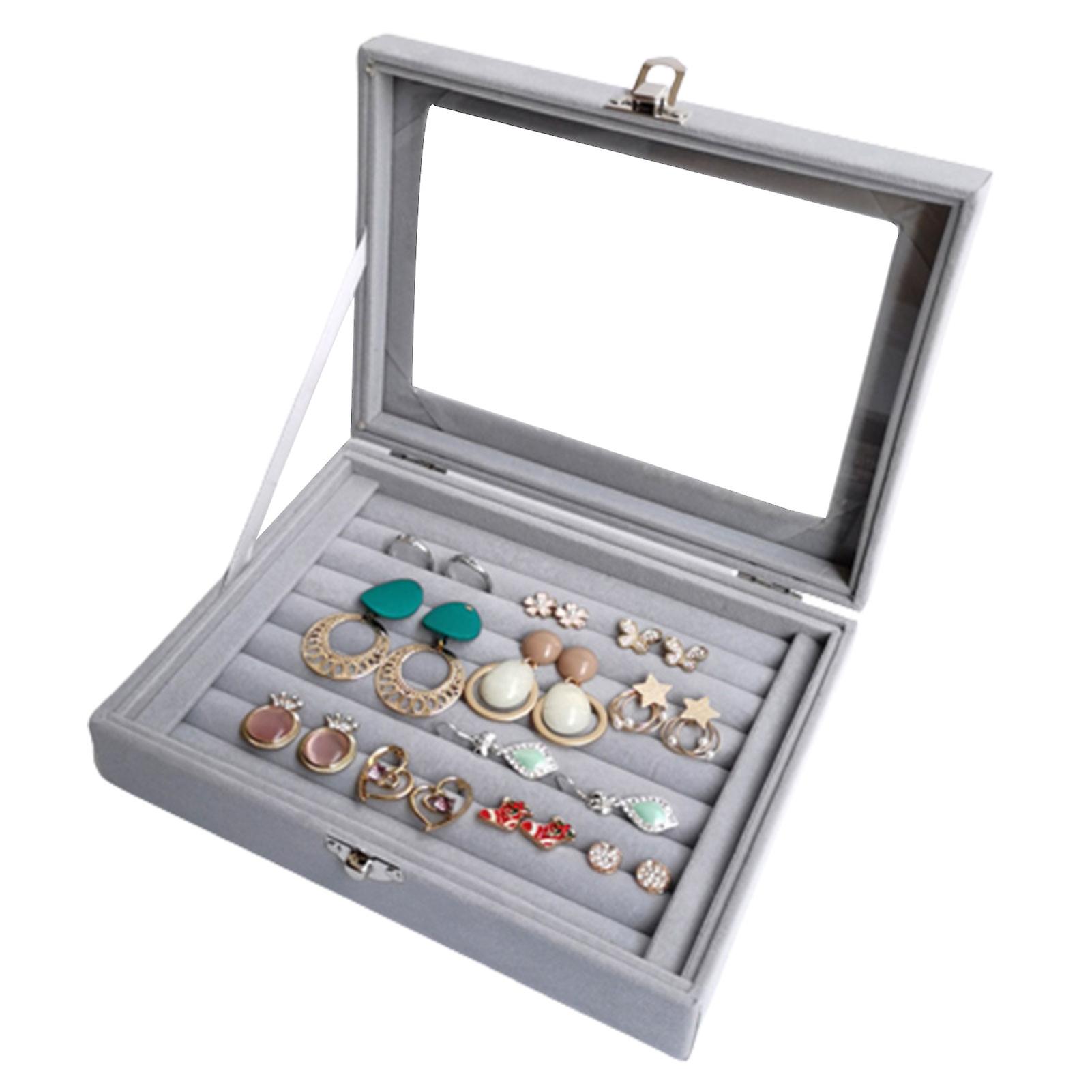 Jewelry Earring Display Trays Multi Purpose Drawer Organizer