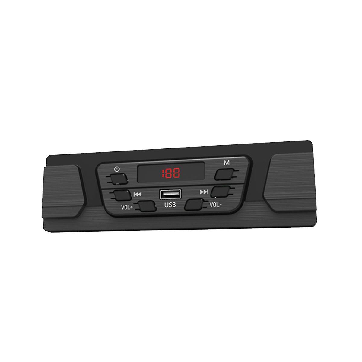 Triciclo Lettore Radio FM Bluetooth Lettore MP3 Scheda Decoder MP3 Lettore Lossless per Camion Construct Nero