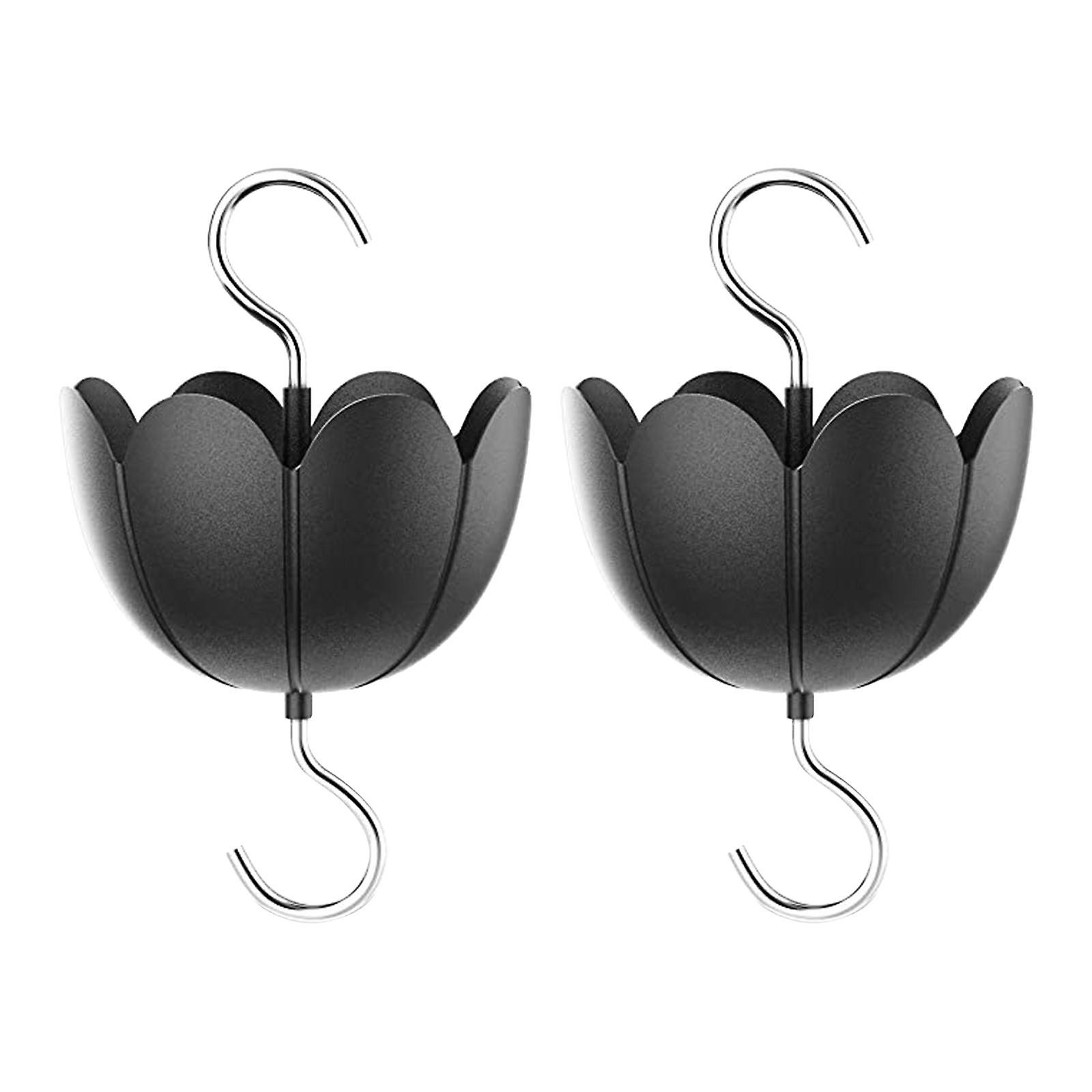 Bird Feeder Accessory Hooks Unique Bird Feeders Hanger for Deck Yard 2pcs