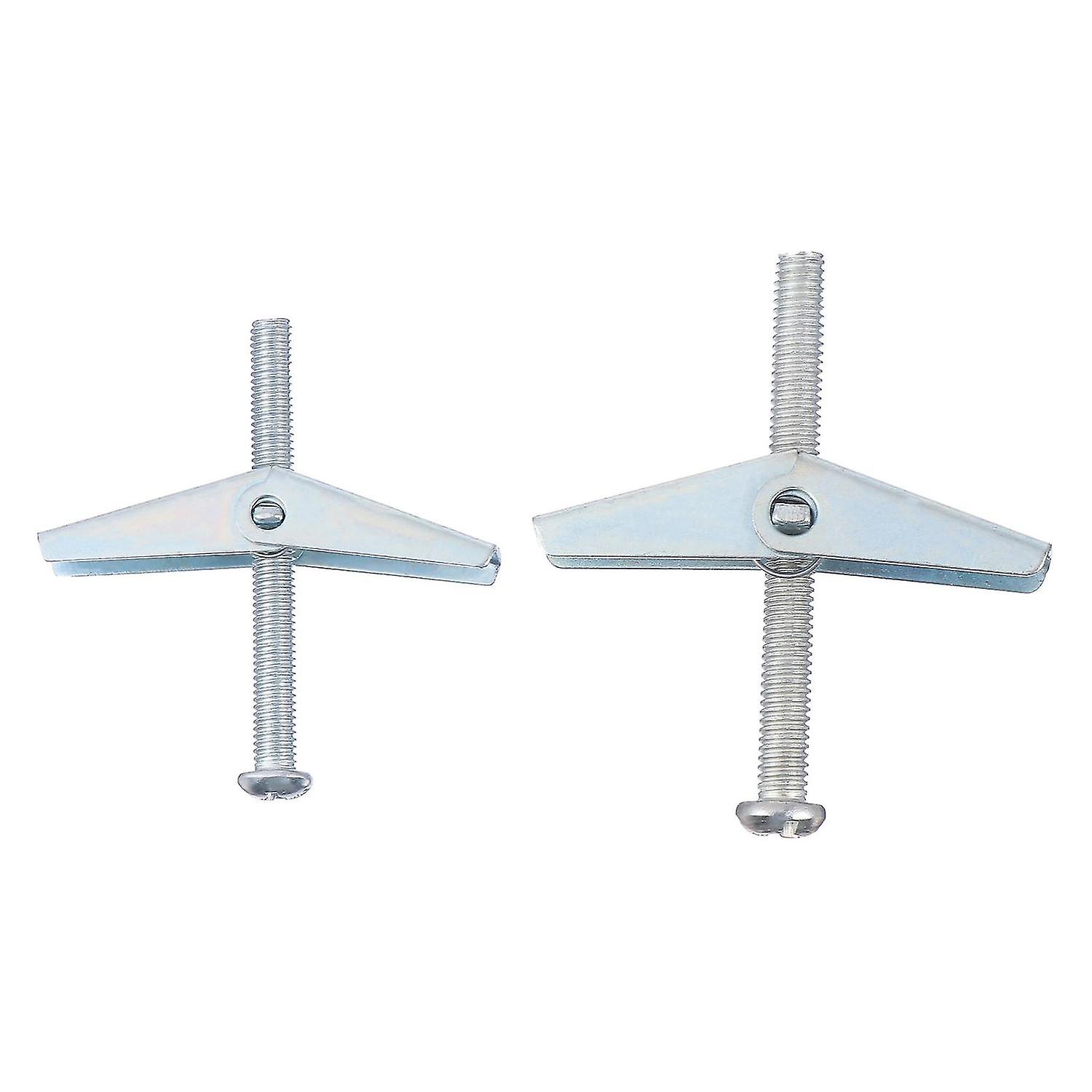 2 Sets Multipurpose Carbon Steel Practical Wing Nuts Fasteners Bolts Anchors Sturdy Premium Durable