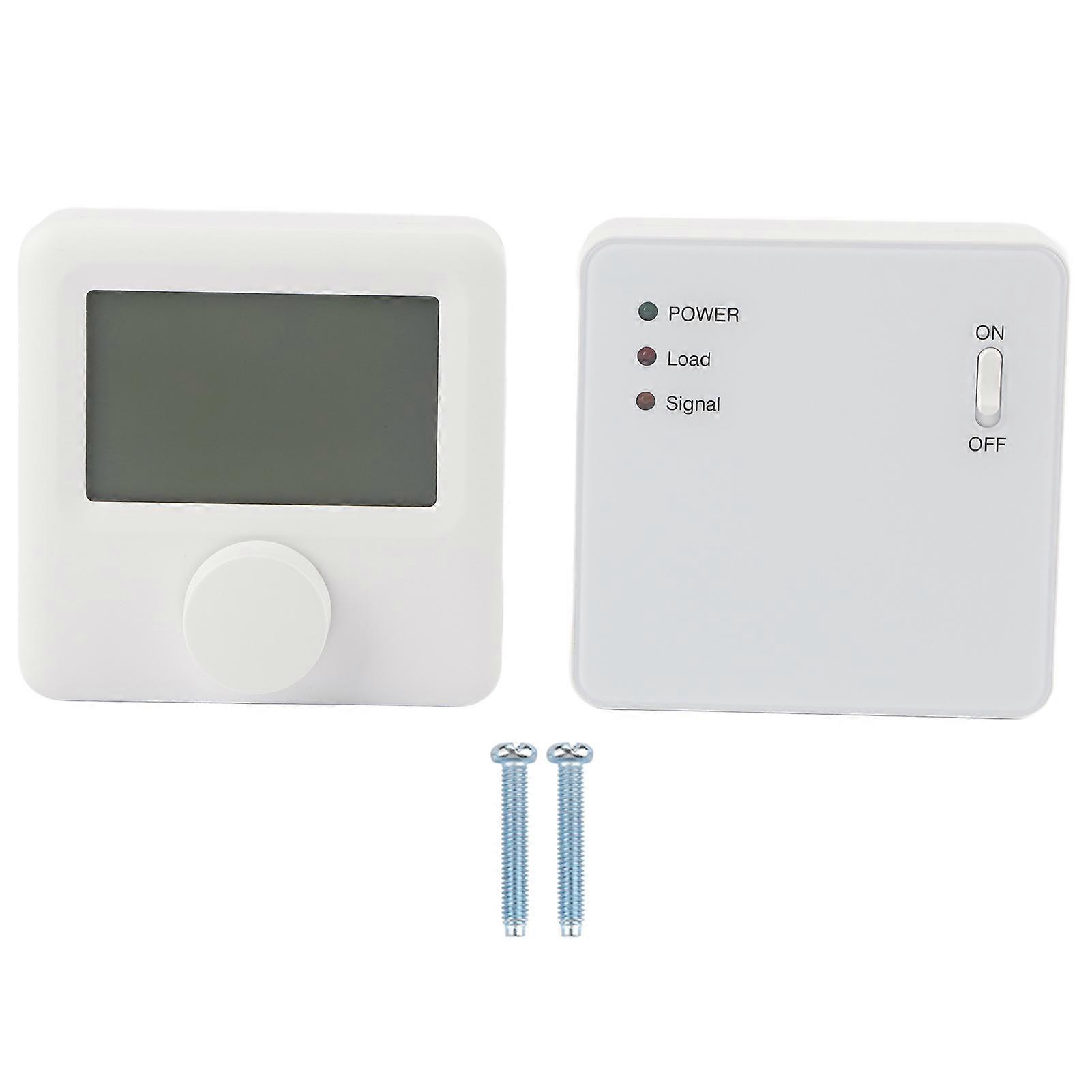 Digital LCD RF Wireless Heating Thermostat Temperature Controller for Wall hung Boiler