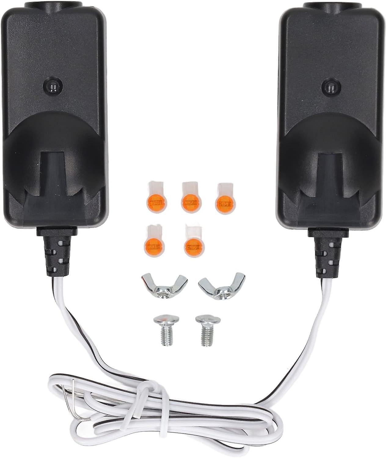 Garage Infrared Safety Sensor - Compact and Convenient Garage Door Sensor Kit - High Safety with Rel