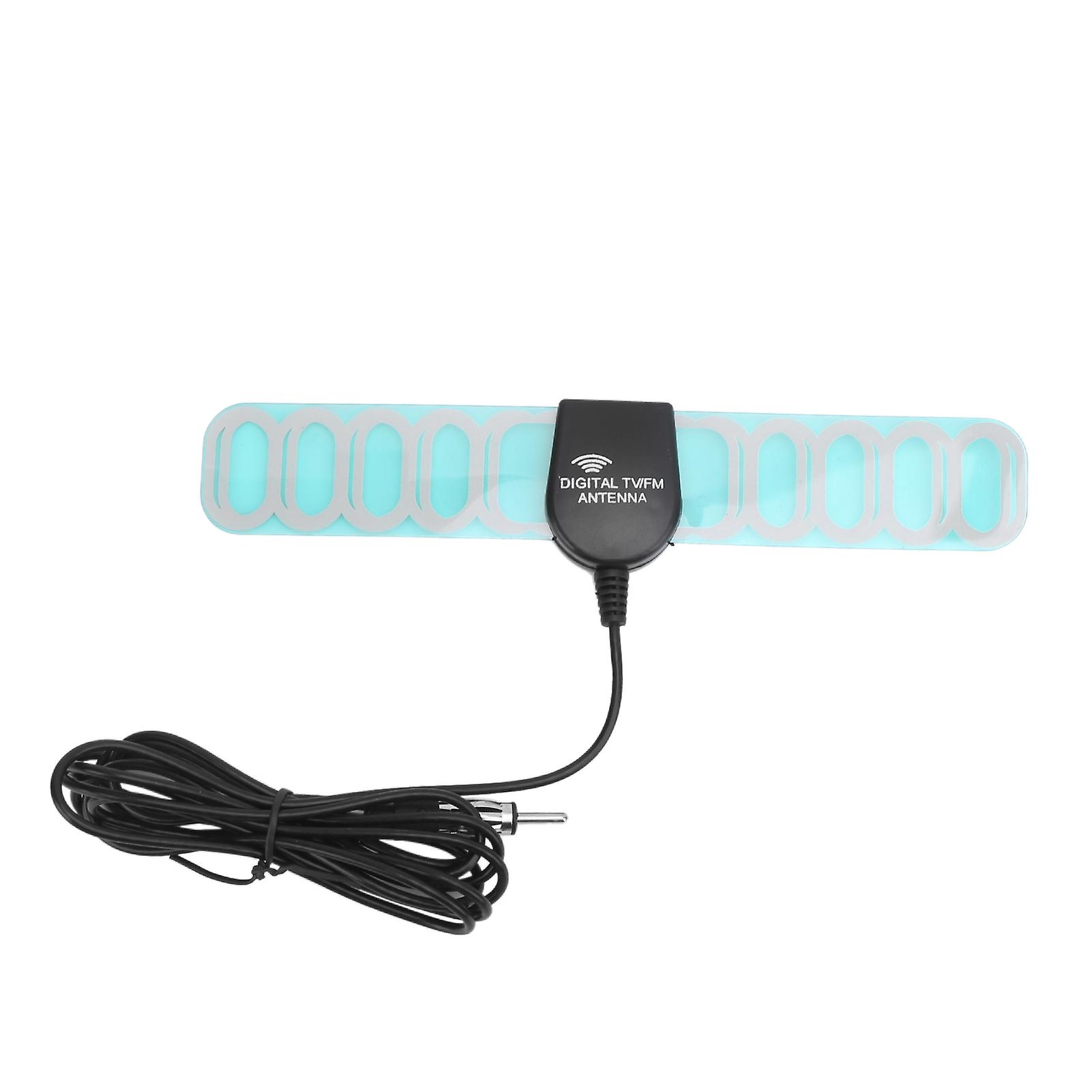 74.8in TV Antenna Universal Car FM Radio Aerial Signal Reception Amplifier DC 10.5‑16V