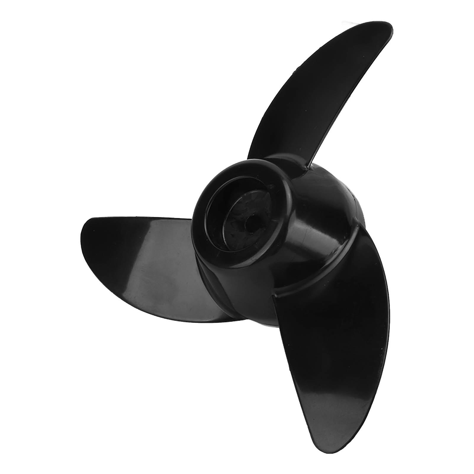 Propeller Engineering Plastic Thickened Design Black 3 Blade Propeller Kits Kit for 12V 24V Engines