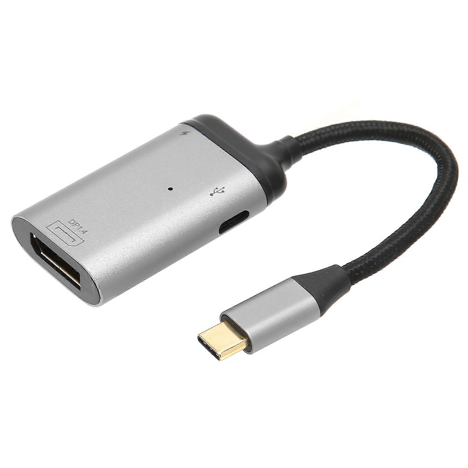 JORINDO TypeC to DisplayPort Adapter with Power Delivery 100W Portable TypeC to DP Adapter for Laptop