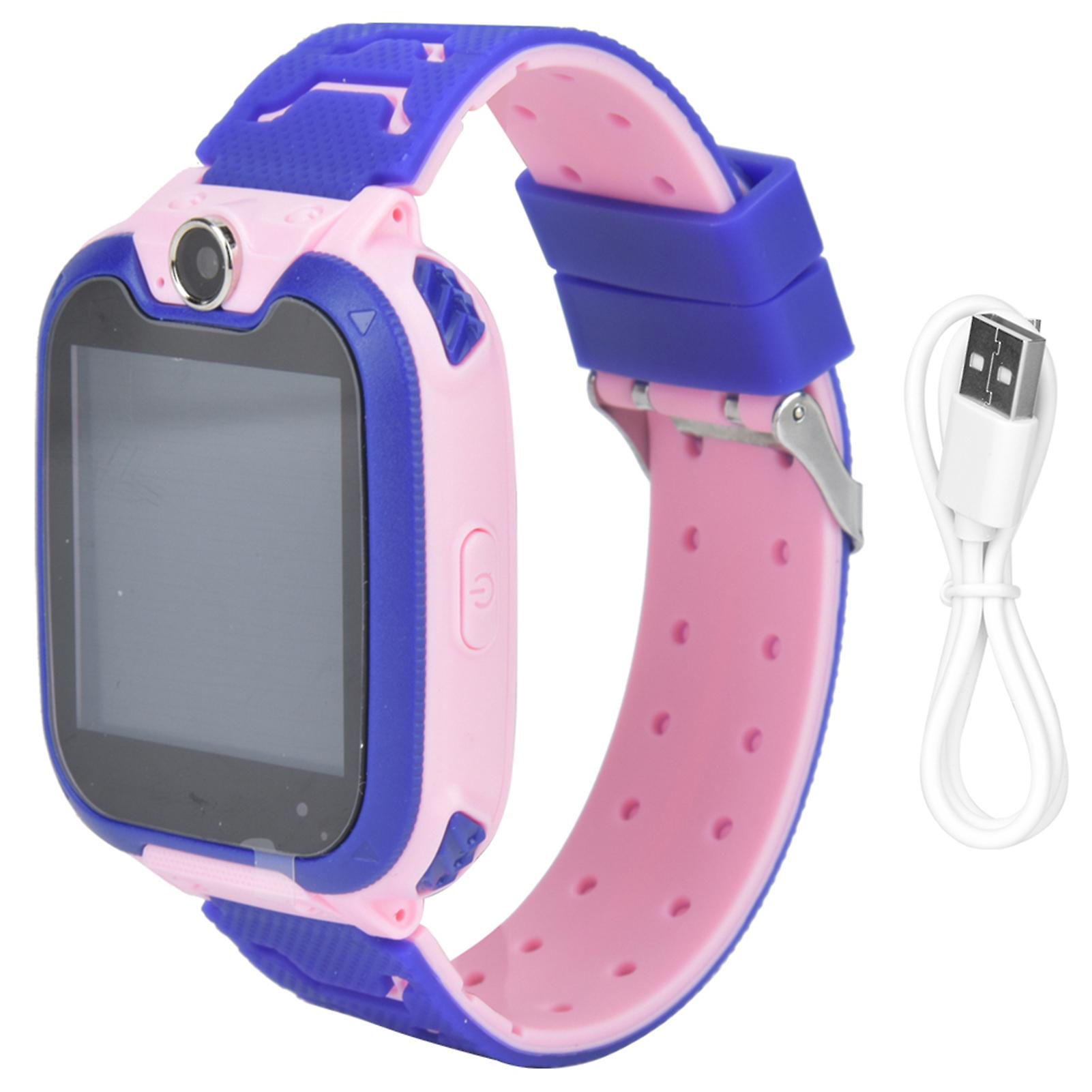 Children's Smart Phone Children Watch with Camera Game and Music Function Watch Xmas Gifts for Boys GirlsPink