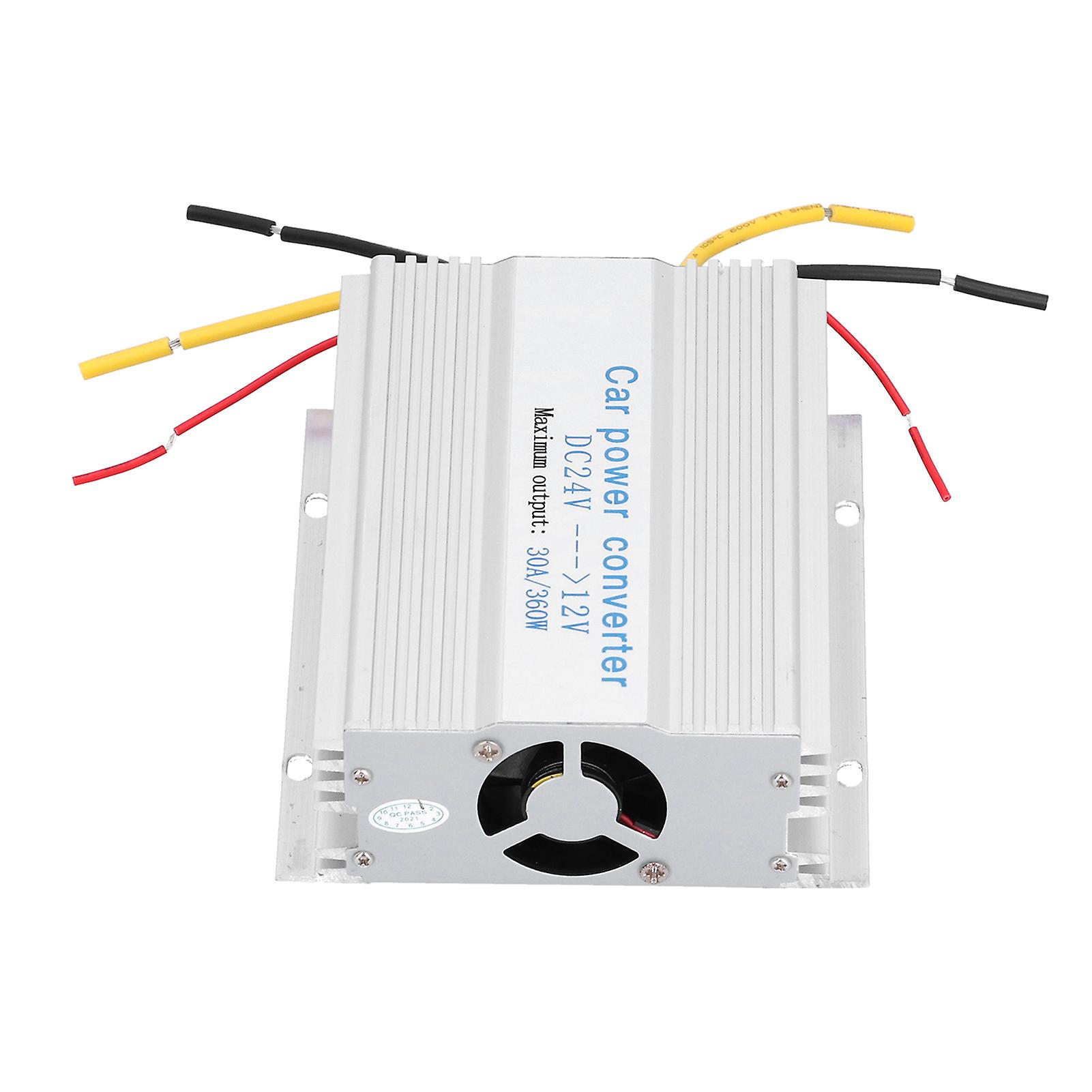 DC24V to 12V Power Supply Voltage Regulator 30A Maintenance for Remote Data Communications Computers