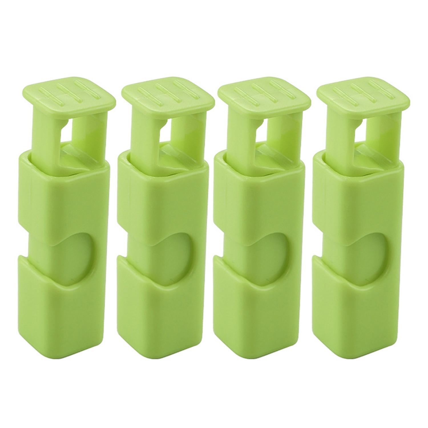 4 Pcs/Set Food Fresh-Keeping Sealers Tight Seal Airtight Press Type Multipurpose Airproof Preserve
