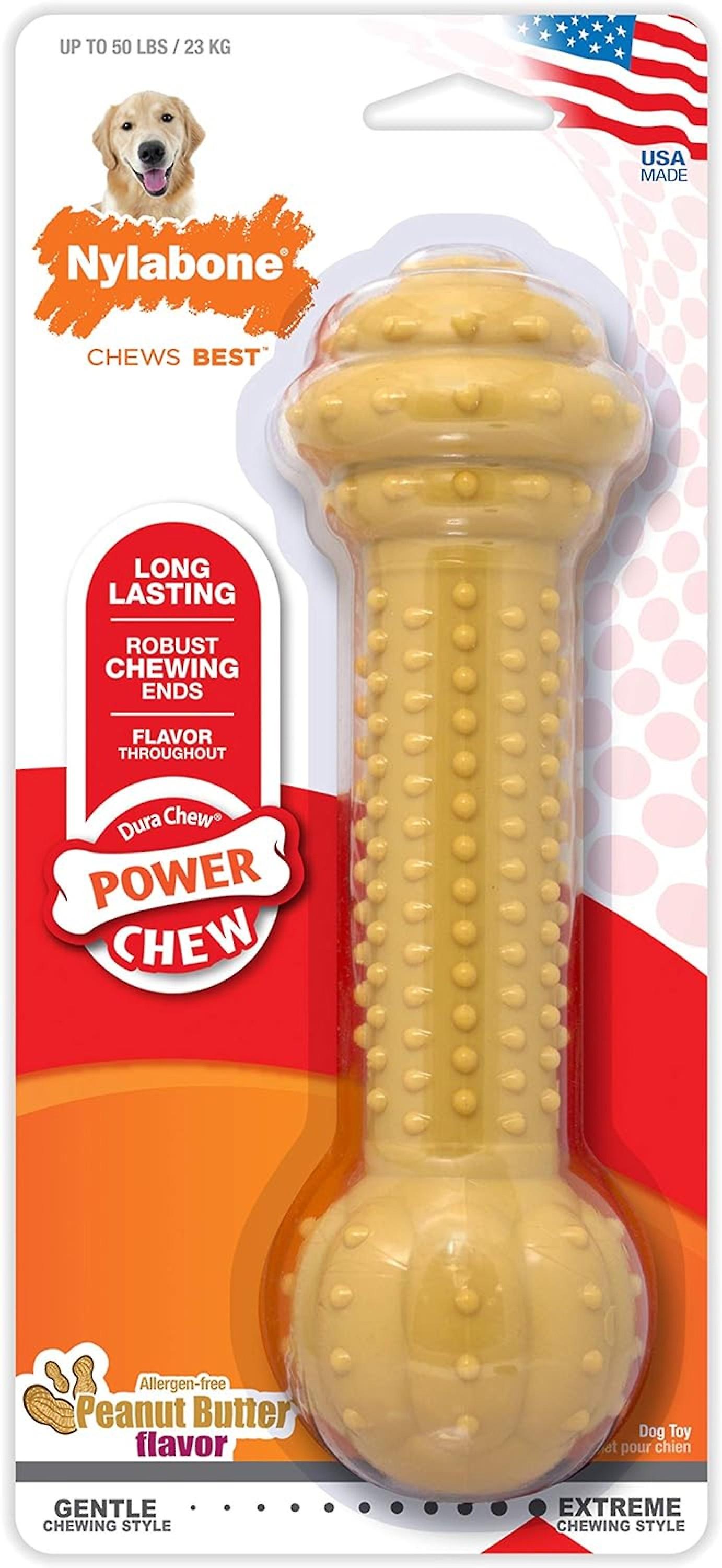 Nylabone Dura Chew Peanut Butter Regular Zabawka dla psa Gryzak
