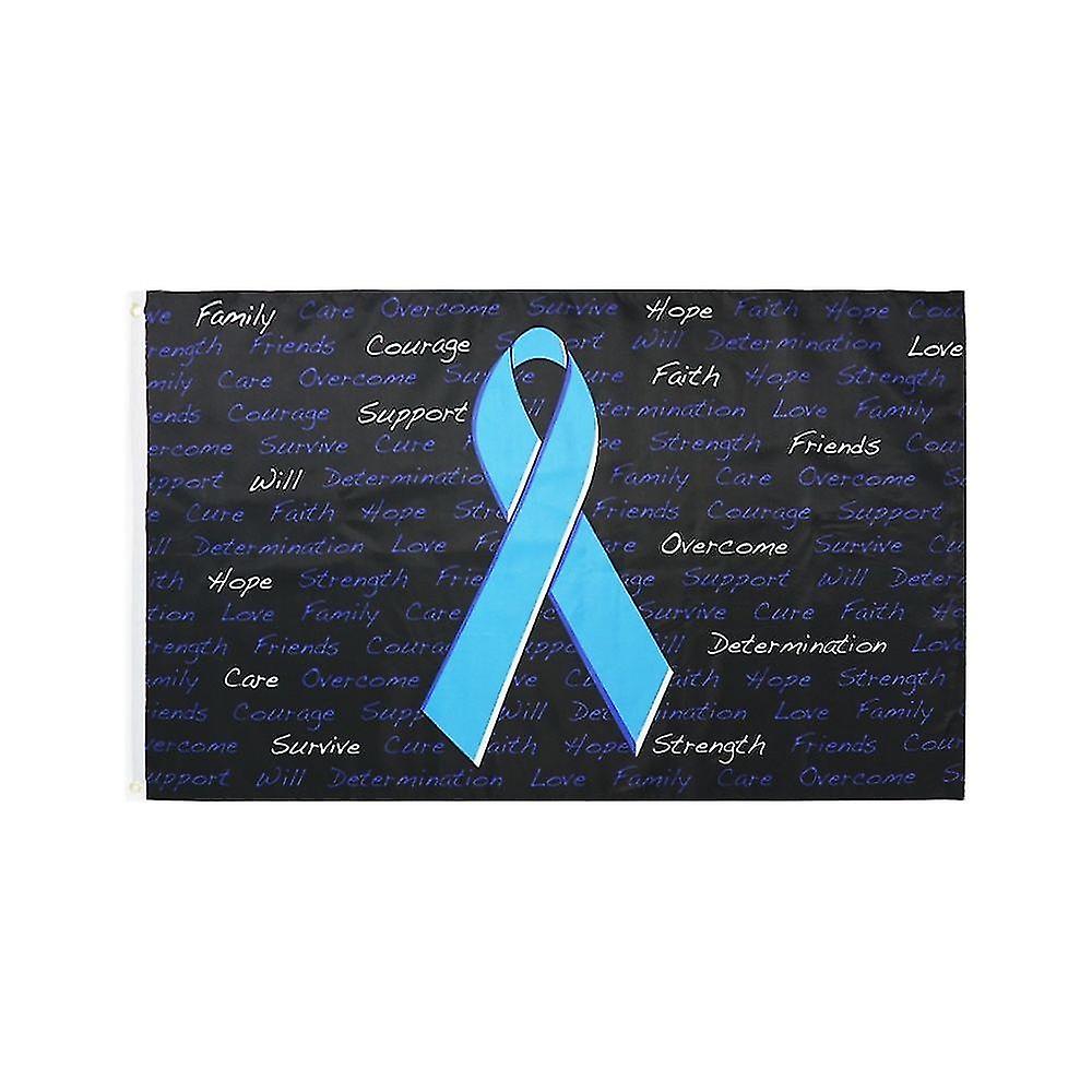 Blue Ribbon Flag 3x5 Polyest Banner