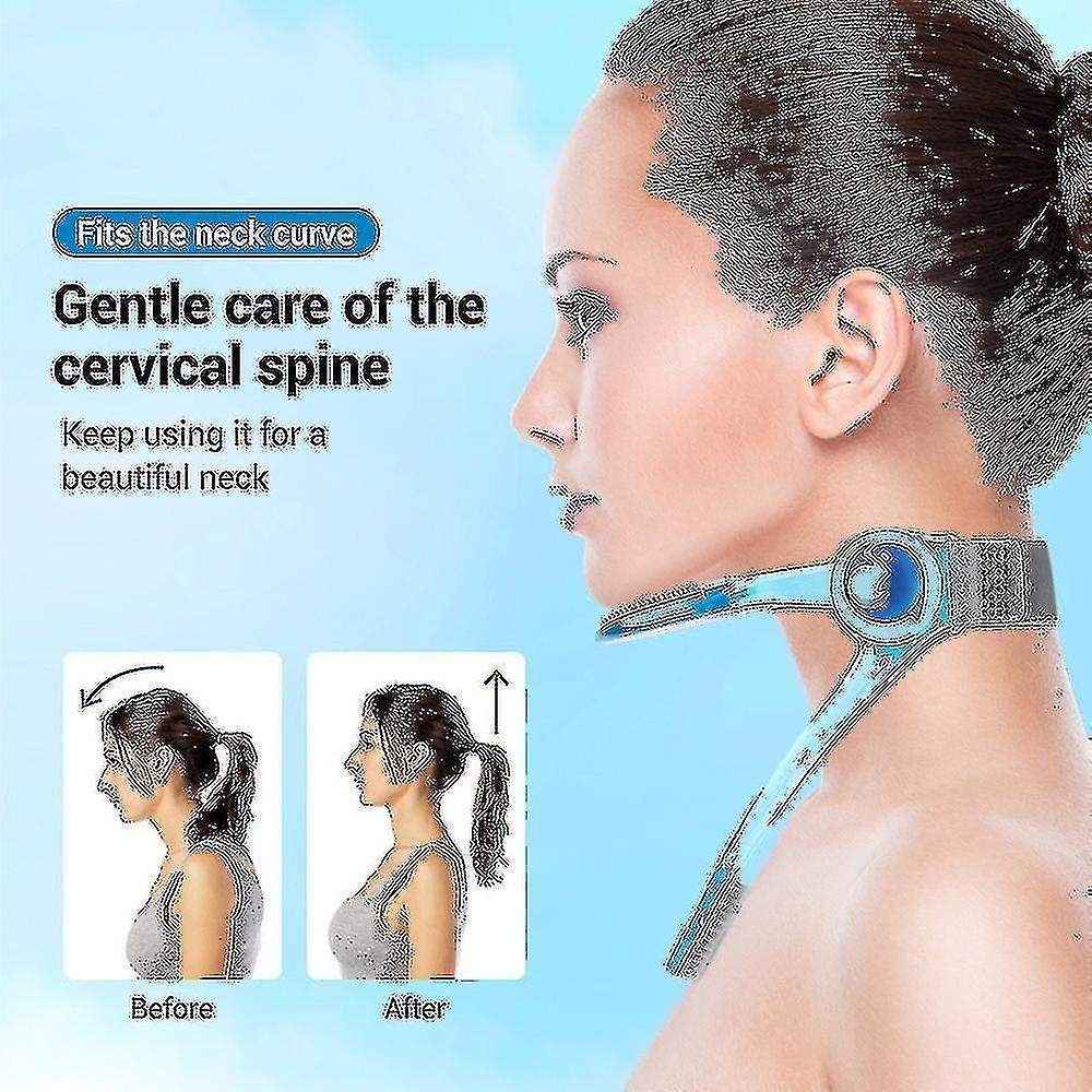 Adjustable Cervical Traction Belt, Posture Correction, Spinal Fixation Neck Support