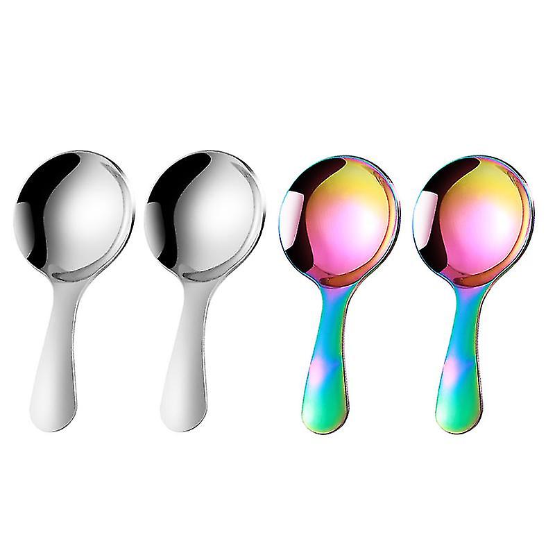 4pcs Kids Stainless Steel Spoons
