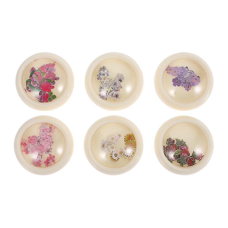 6pcs Lovely Nail Art Stickers