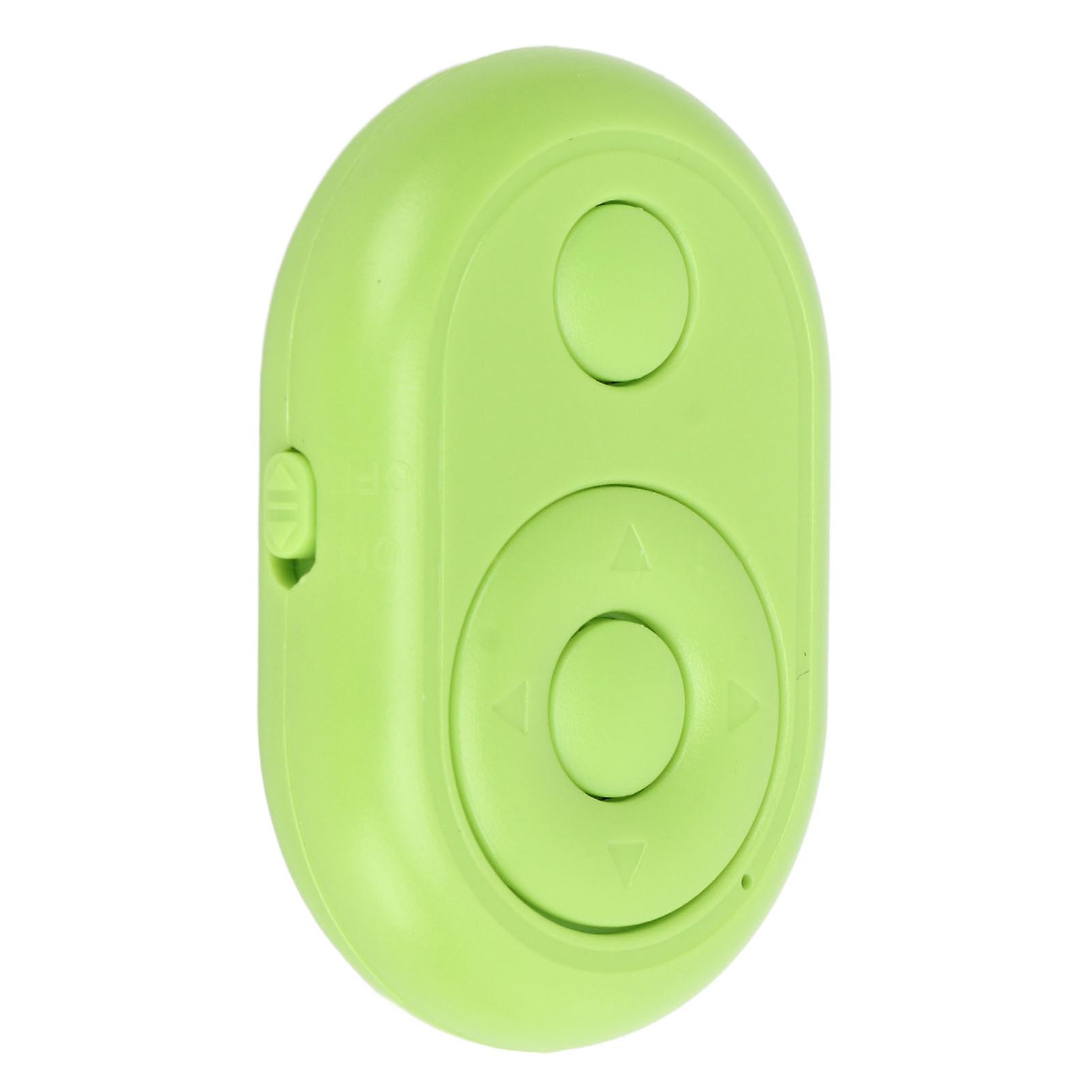 Camera Remote Control Wireless Bluetooth Cellphone Shutter Remote Control Selfie Button Clicker Green 