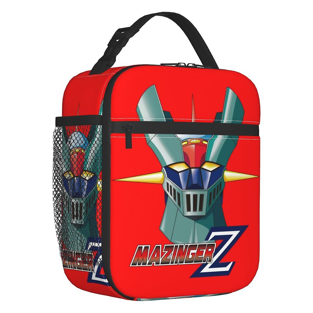 Goldorak Mazinger Z روبوت صناديق الغداء النساء للماء أنيمي البرامج التلفزيونية Goldrake الحرارية برودة الغذاء معزول حقيبة الغداء المدرسة
