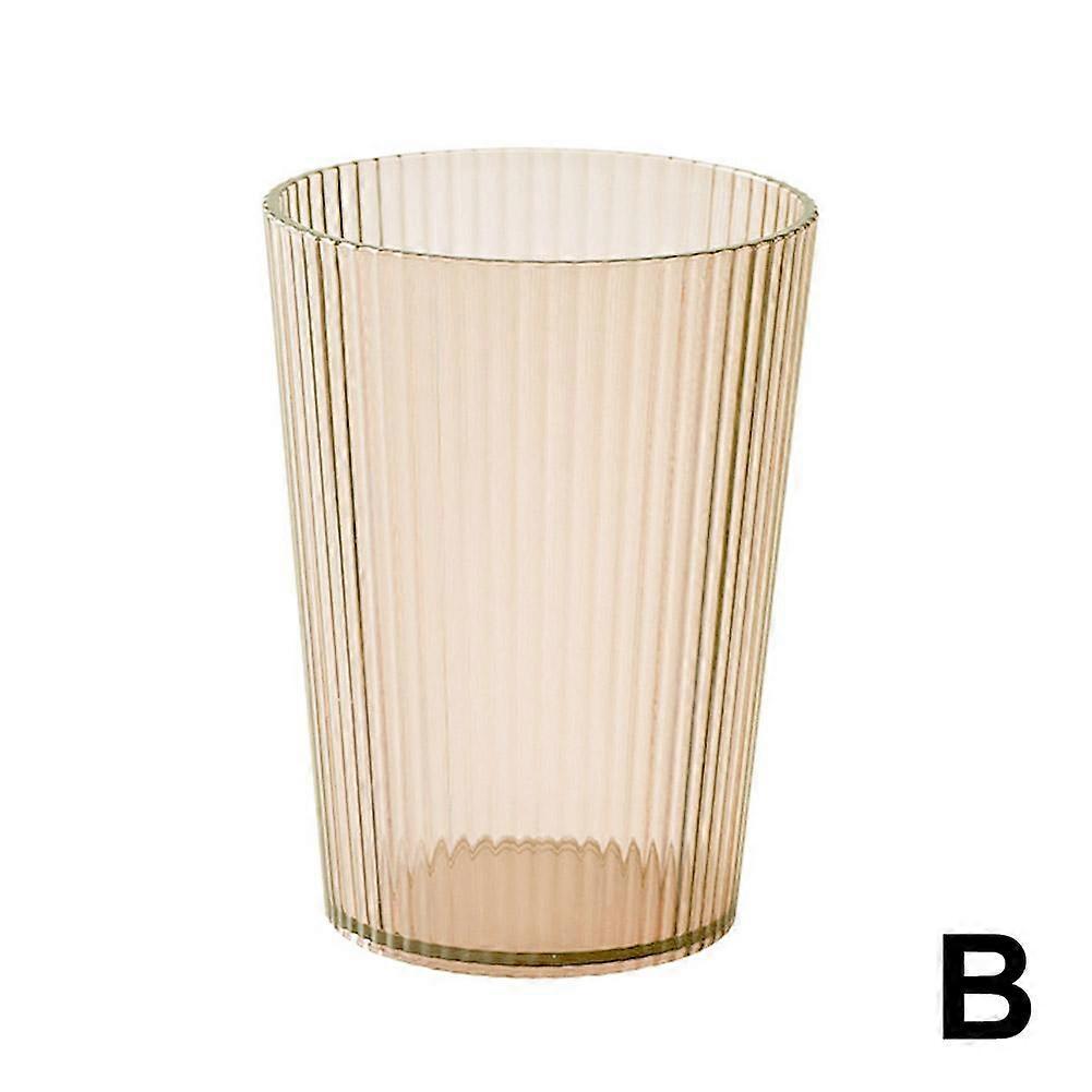 Transparents Simple Mug Simple Water Cup for Couples Teeth Home Use 380ml