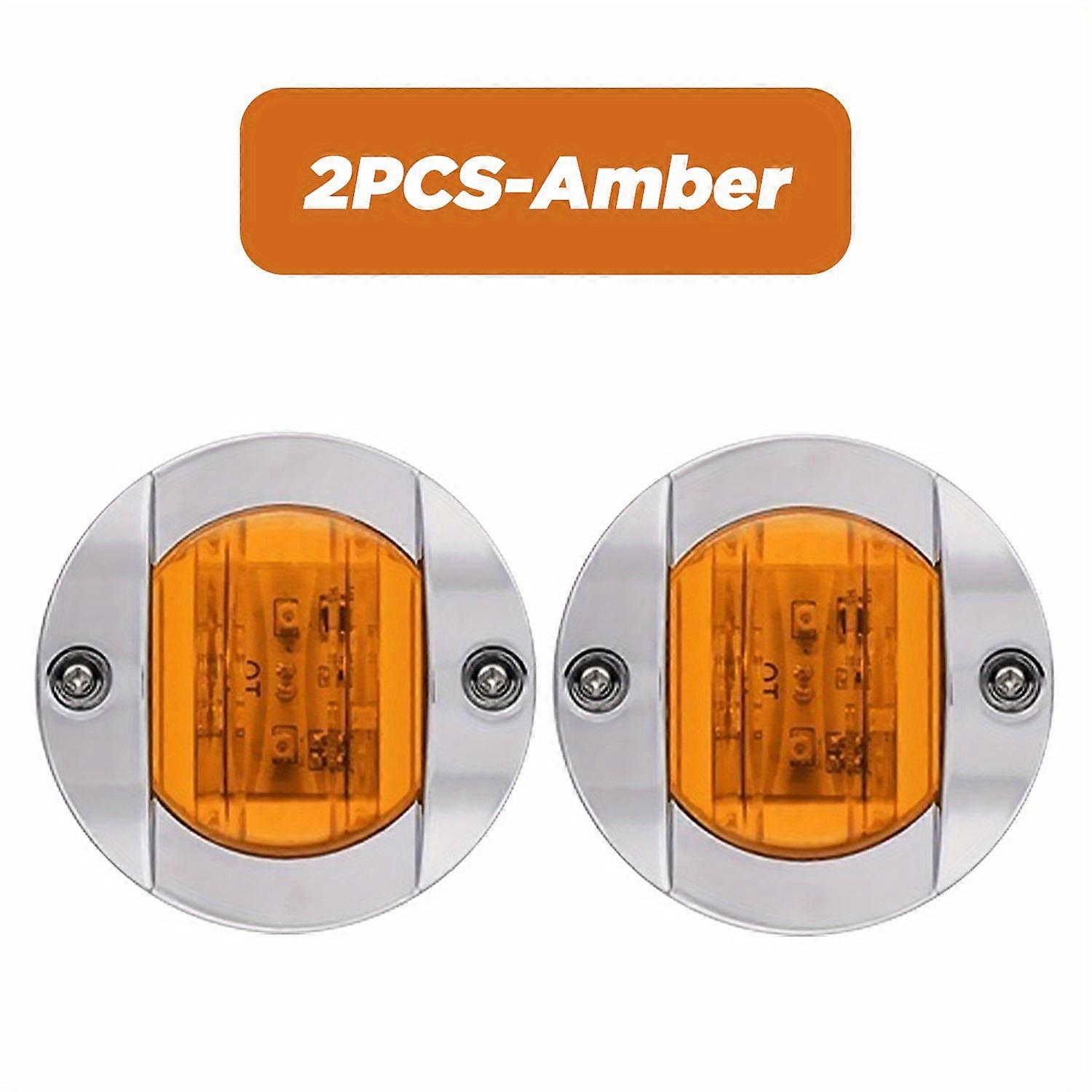2pcs Marine Boat LED Stern Light, Waterproof DC12V 6 LED Light, Transom Stainless Steel Anchor White Blue