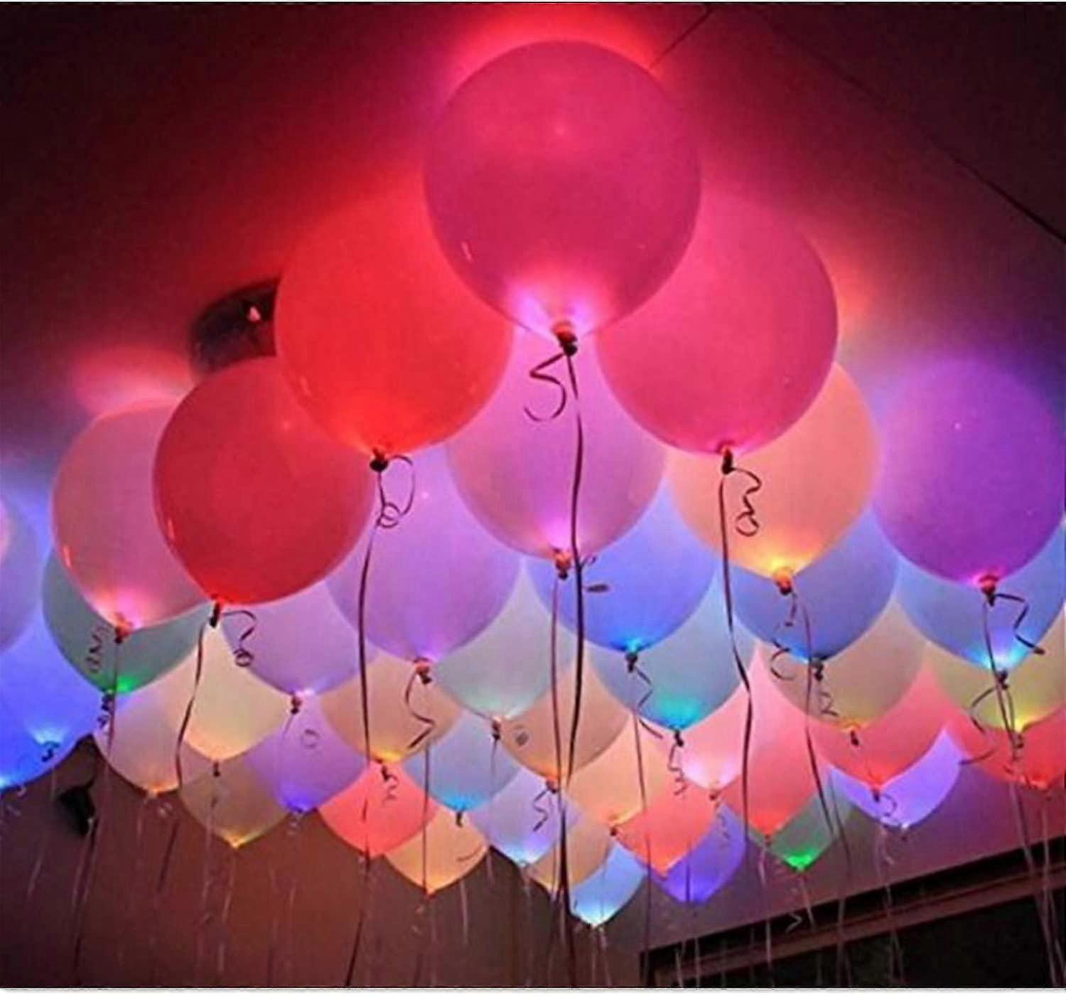 40db LED-es világító léggömbök Valentin-napi születésnapi esküvői dekorációhoz