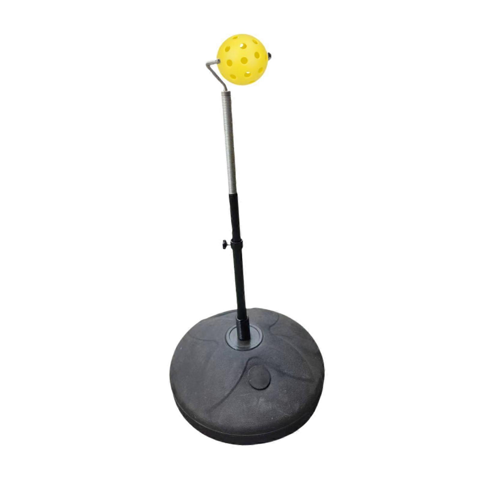 Pickleball Trainer Rebound Ball με 1 μπάλα για παιδιά Ενήλικες Όλα τα επίπεδα δεξιοτήτων Κίτρινη μπάλα