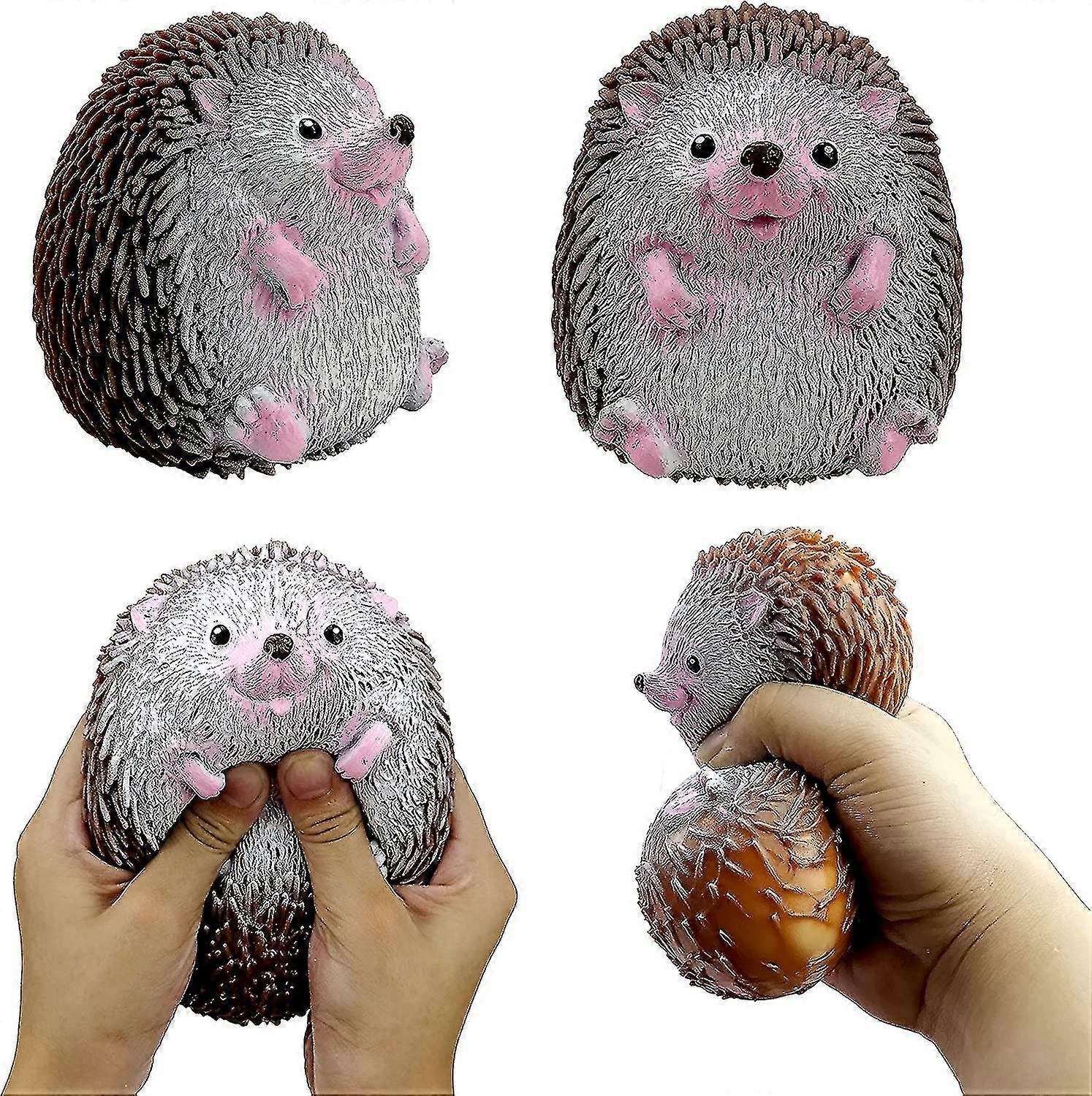 Felnőttek és gyermekek csökkentik a stressz labdát Kölyök Fidget Játék Anti-stressz Érzékszervi Labda Squeeze Játék ajándék (sündisznó dekompresszió)