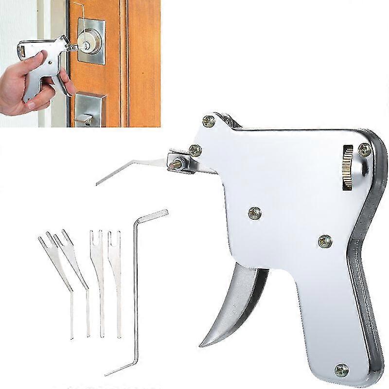 Small White Gun 6 Piece Set Locksmith Practice Tool Locksmith Locksmith Tool