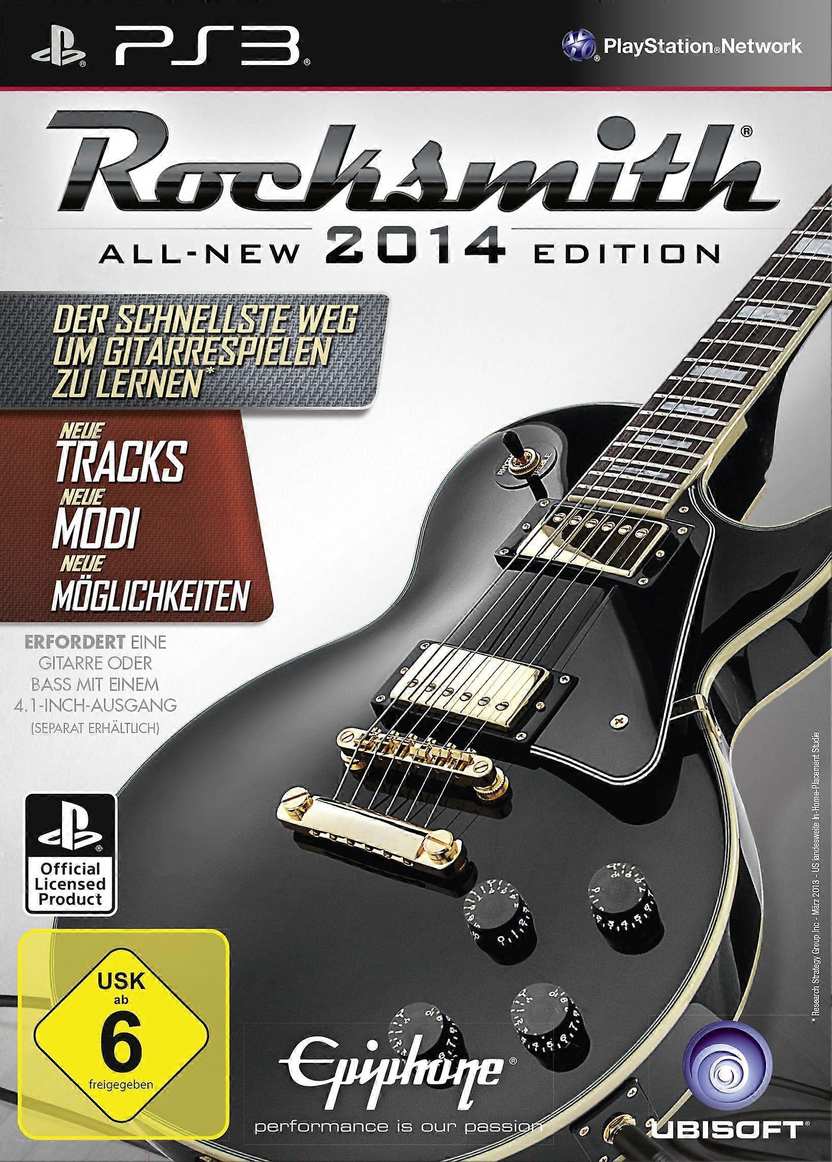 Rocksmith 2014版 - 索尼PlayStation 3 - PAL - 全新且密封