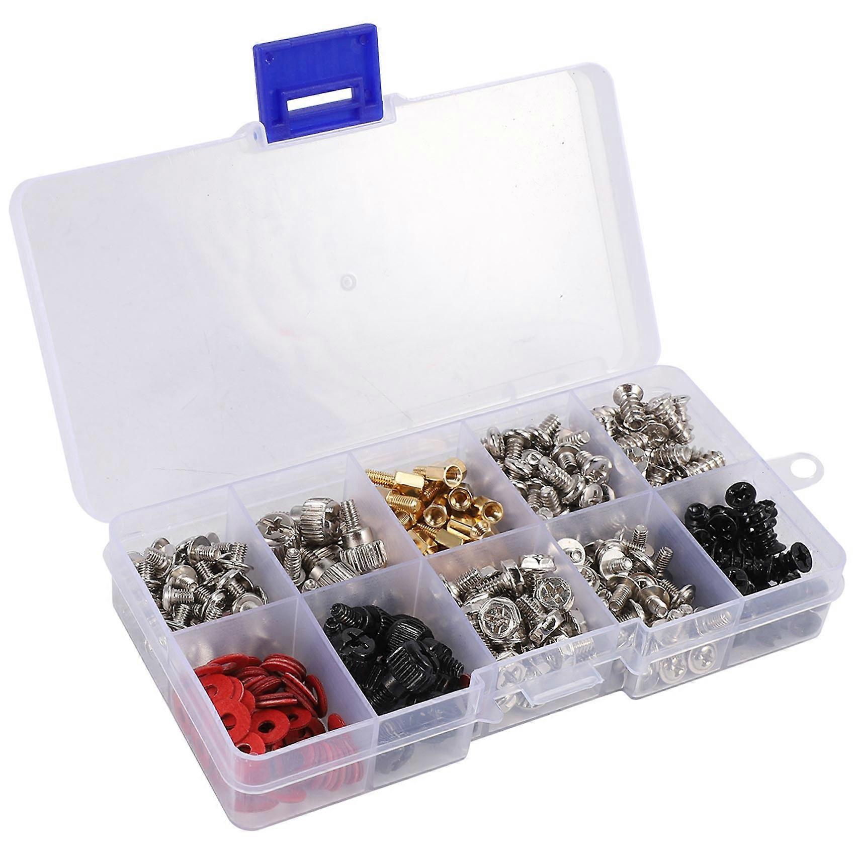 360PCS Personal Computer Screw,Pc Case Screws,Motherboard Standoffs for Hard Drive Pc Case Motherbo