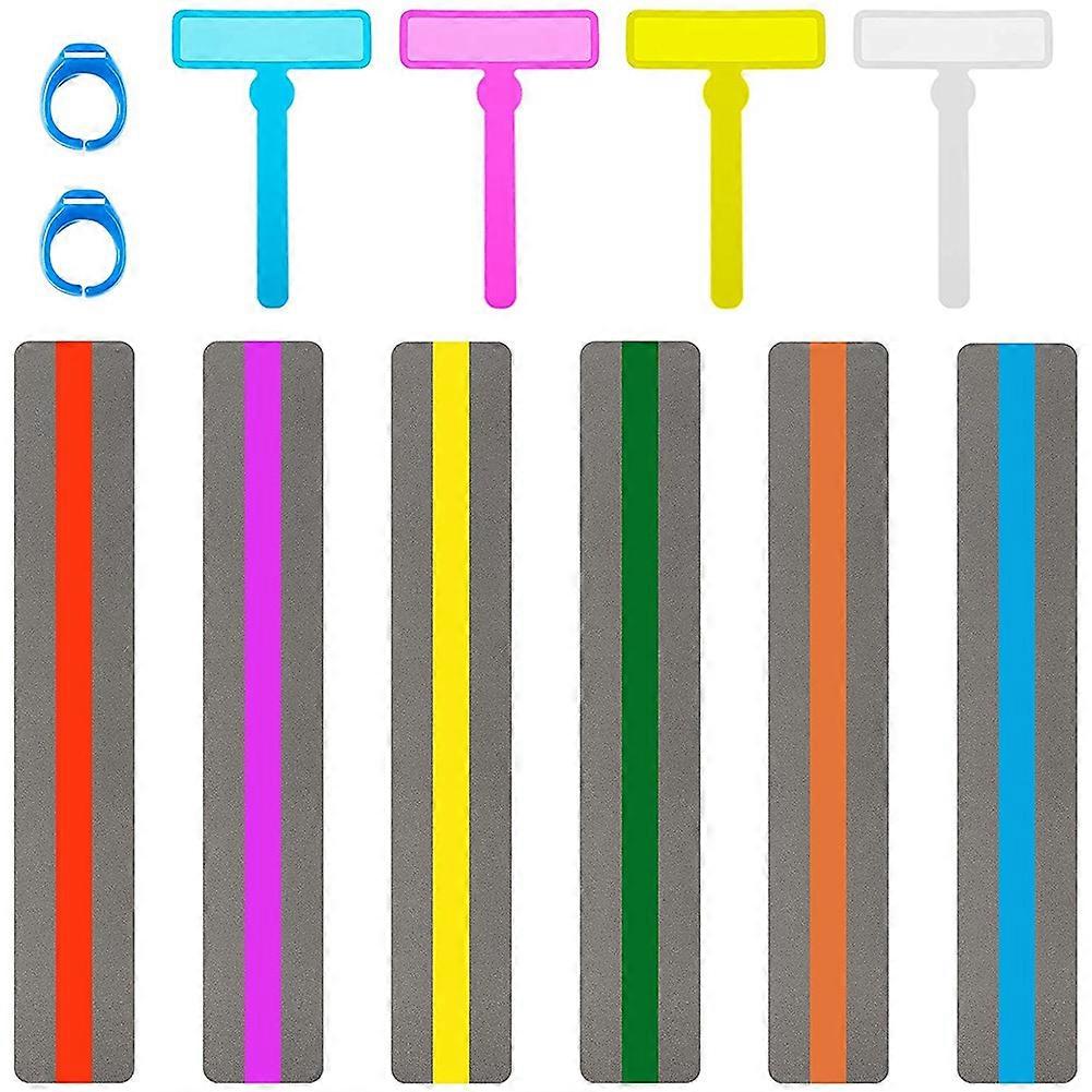 12 Pieces Colorful Reading Tools for Kids ADHD Tools Dyslexia Tools Reading Guide Strips Speed Read