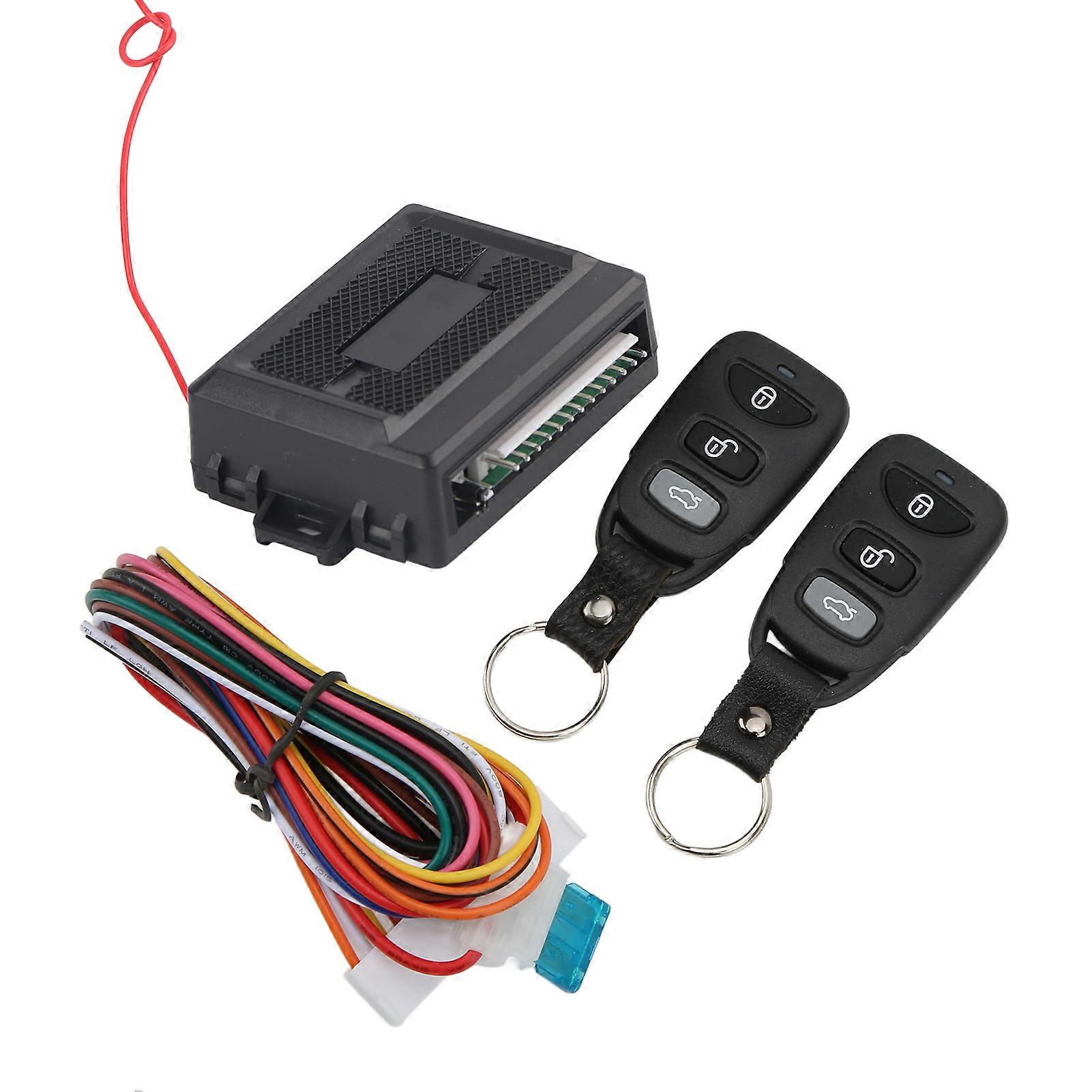 Car Control Central Door Lock Kit Remote 3 Buttons Keyless Entry System Universal 12V YEMAA