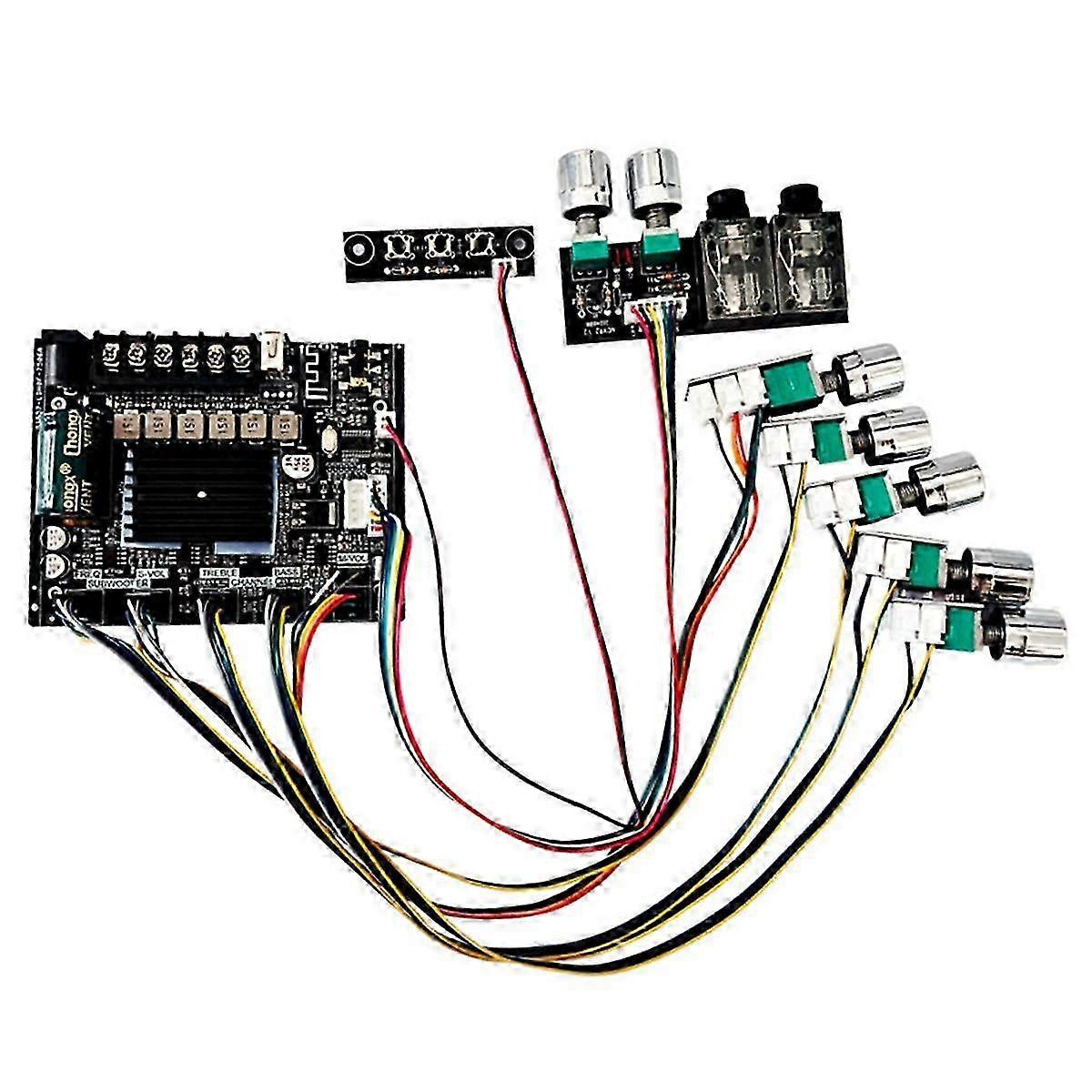 -mt21hs 2.1channel Bluetooth Audio Amplifier Board Tpa3116d2 Module, Lead-type Ktv Microphone Audio