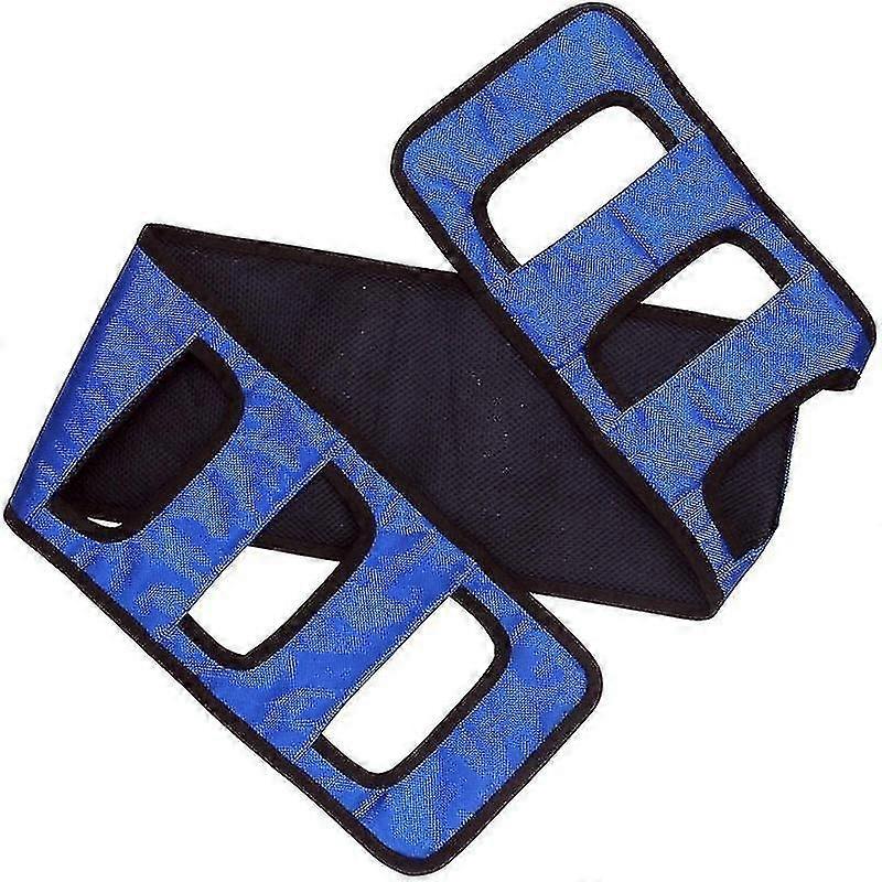 Patient Lift Transfer Sling Belt with Handle Patient Transfer Belt Patient Care Safety Mobility Aids Equipment,Blue