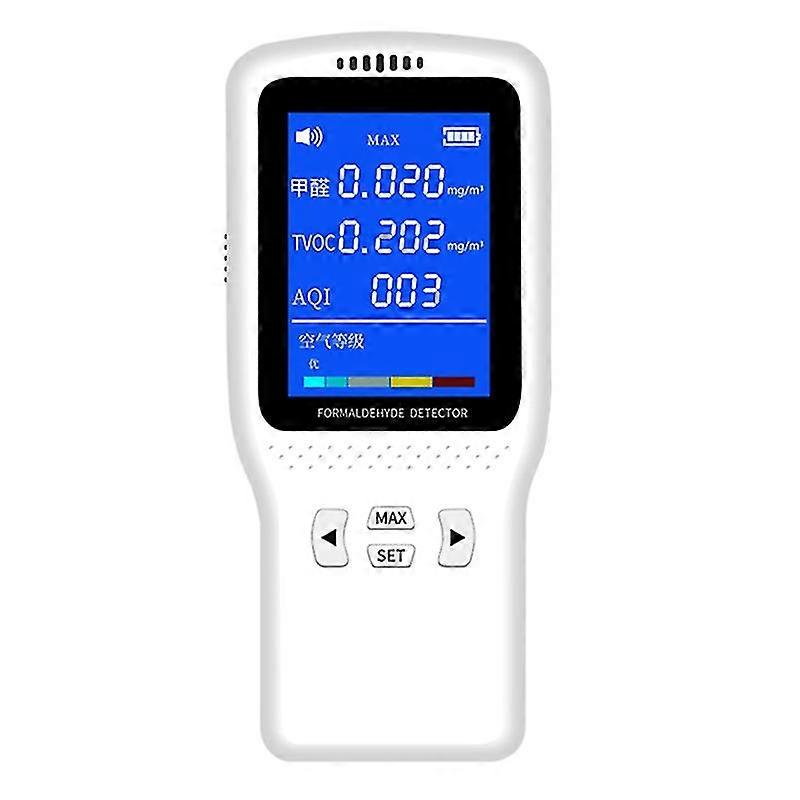 Tvoc Hcho Formaldehyd Pollution Index, Aqi Intelligente Digital Lcd Formaldehyd Detektor Protable Home Air Quality Meter Kohlendioxid Gas Analyzer