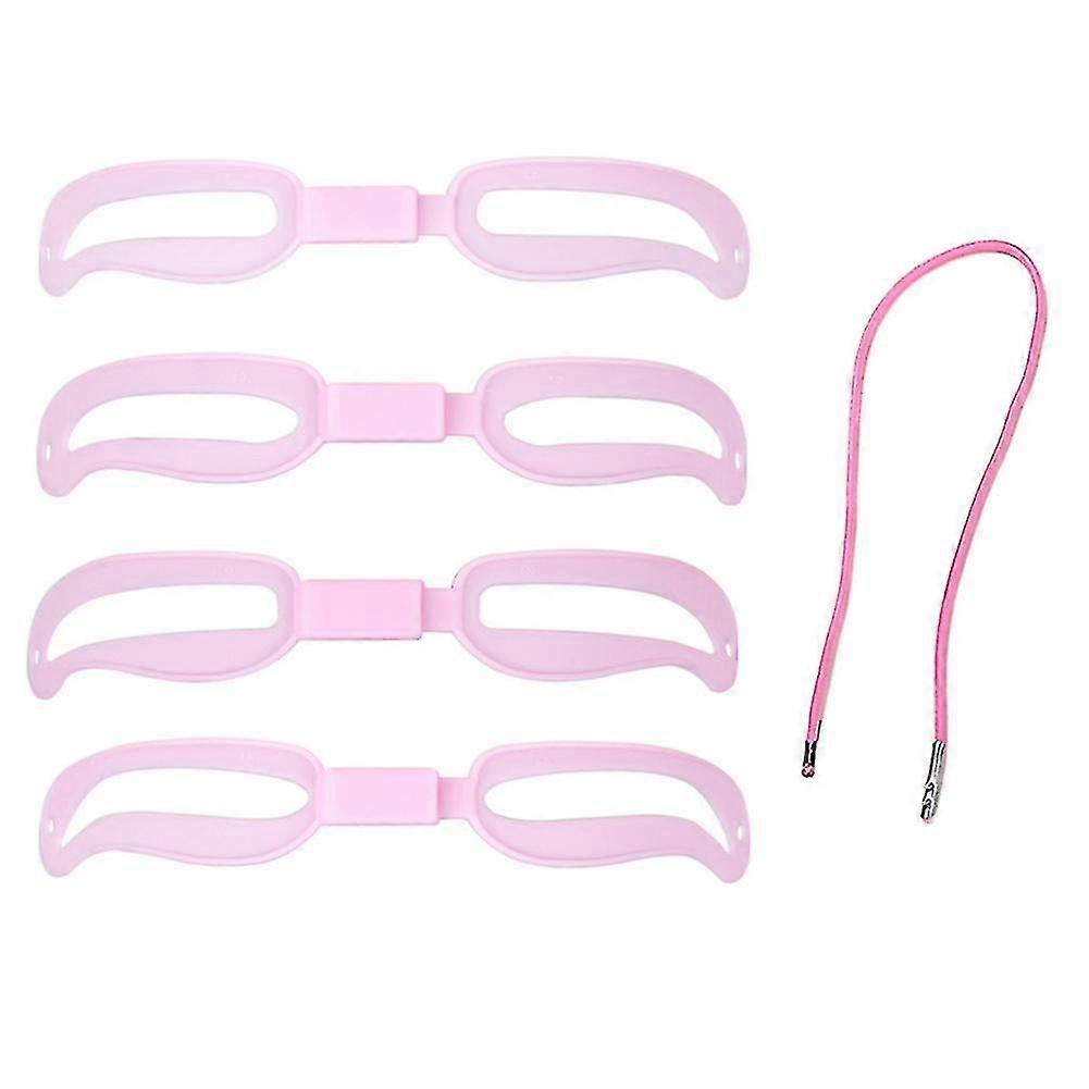 Eyebrow Template Eyebrow Shaper Kit Reusable Eyebrow Template With Strips (4pcs)