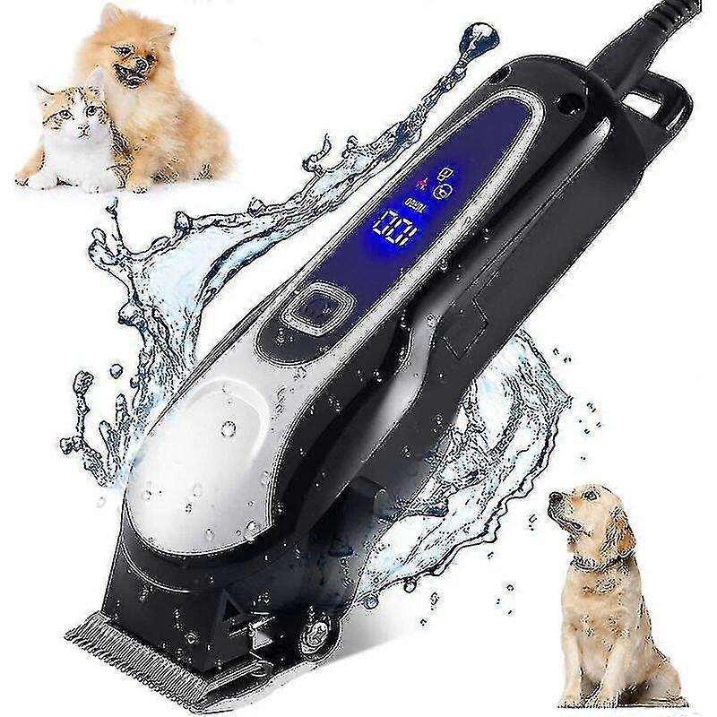 Professional Dog Clipper, Cordless Electric Long Hair Dog Clipper Kit, Professional Dog Cat Pet Clipper, Pet Grooming Kit, Safe Sharp Blade, Low Noise