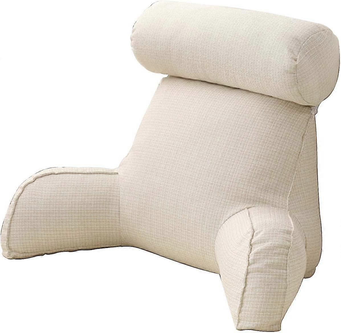 Reading Pillow With Armrest Detachable Back Support Cushion Lumbar Support Pillow