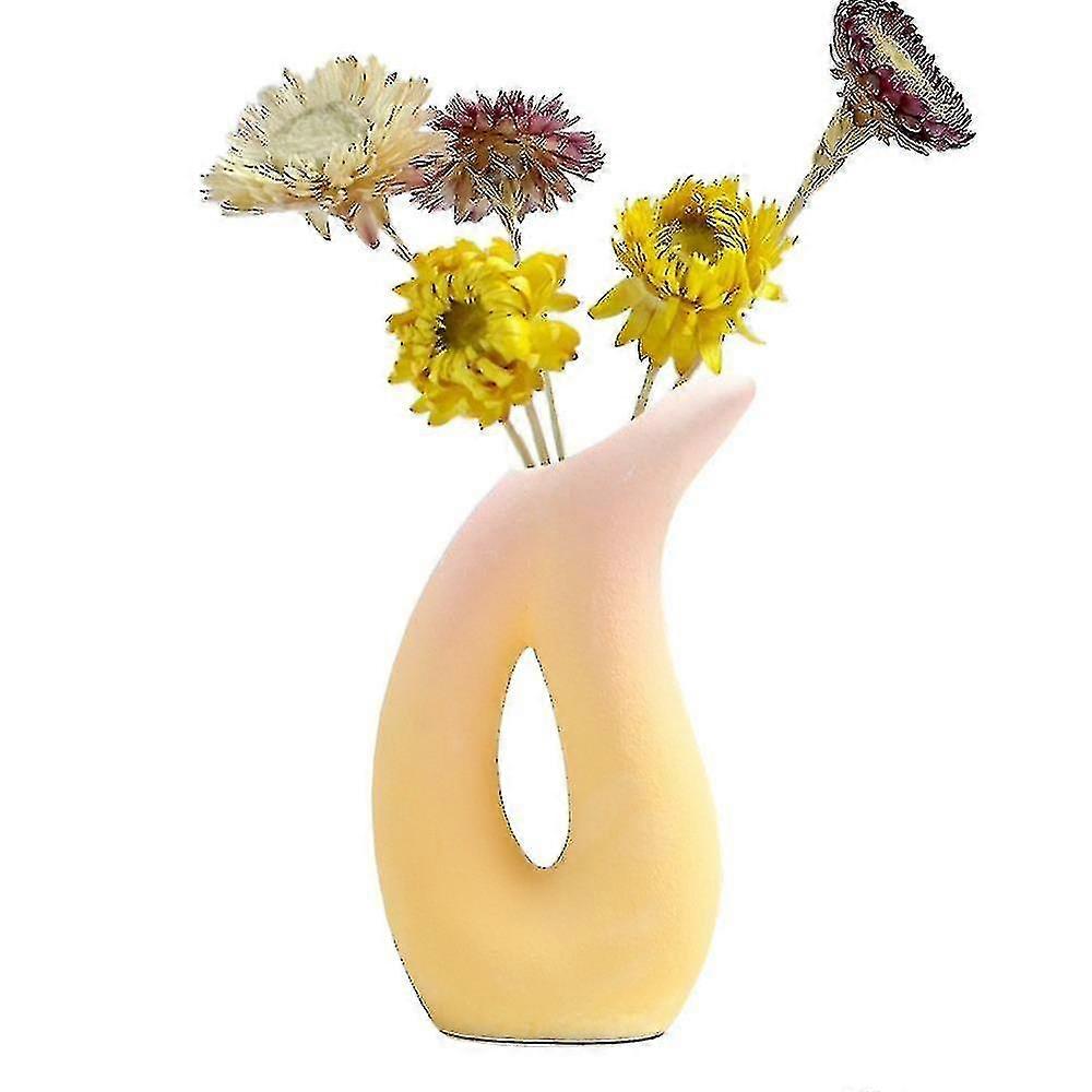 Gradient Color Ceramic Vase Creative Home Decorative Ornaments