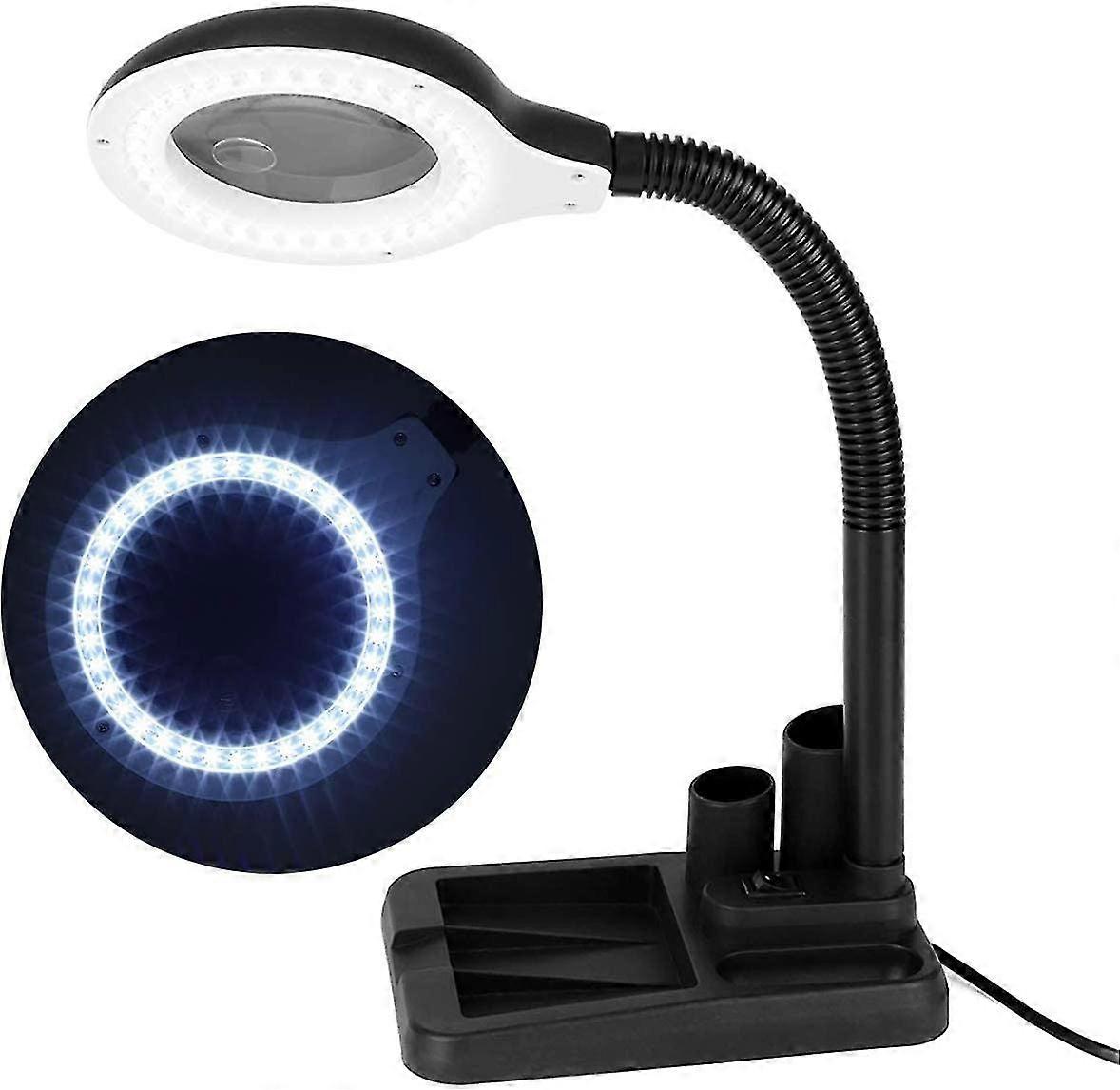 Led Magnifying Lamp 5x 10x Magnifying Lamp Usb Magnifier Lighting