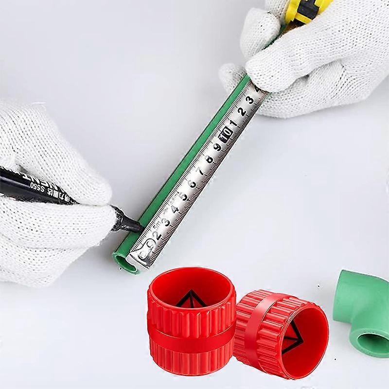 Pipe Reamer Tool With Stainless Steel Blades - Aluminum Alloy Chamfering Tool For Copper PVC Pipes
