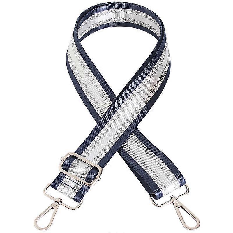 Bag Strap, Adjustable Replacement 3.8cm Wide Shoulder Strap Colorful Shoulder Straps, Adjustable Bag Strap 78-140cm Crossbody Bag Strap (Navy Blue)