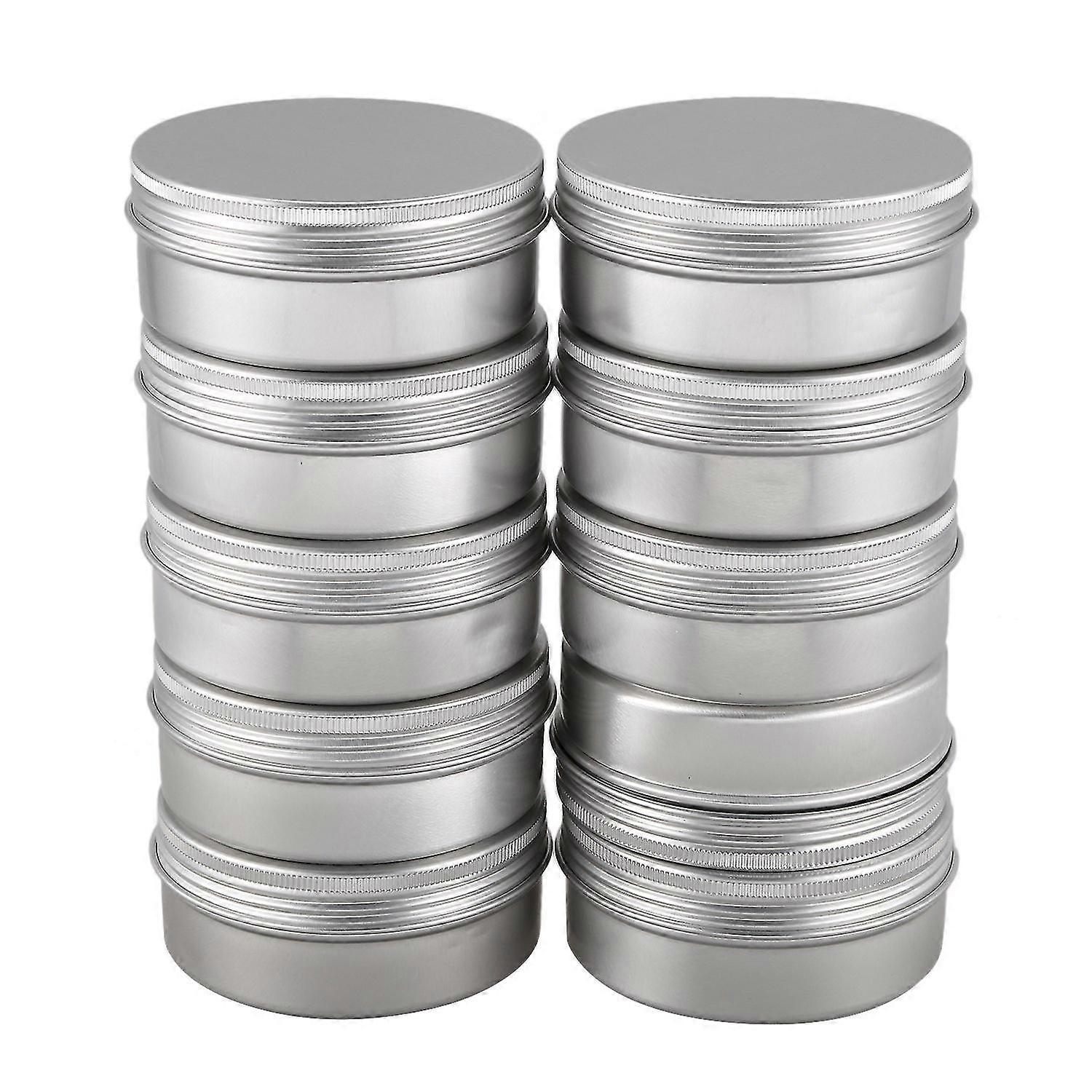 10 xアルミリップクリーム150mlスクリューキャップの真空化粧品容器容器ジャー