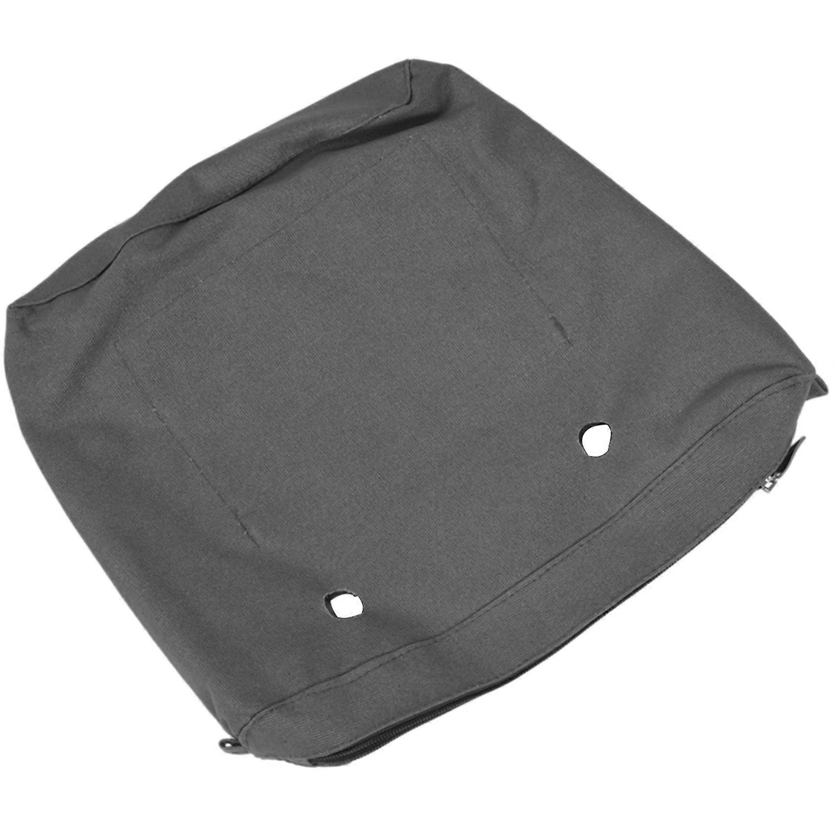Insert En Toile Solide Imperméable Doublure Intérieure Poche Zippée Pour Sac à Main Obag O Bag Noir