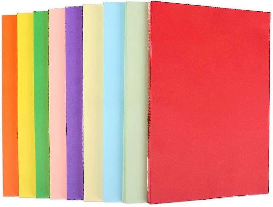 Pastels Copy Paper 100 Pcs Assorted Rainbow Colored Printer Paper Perfect