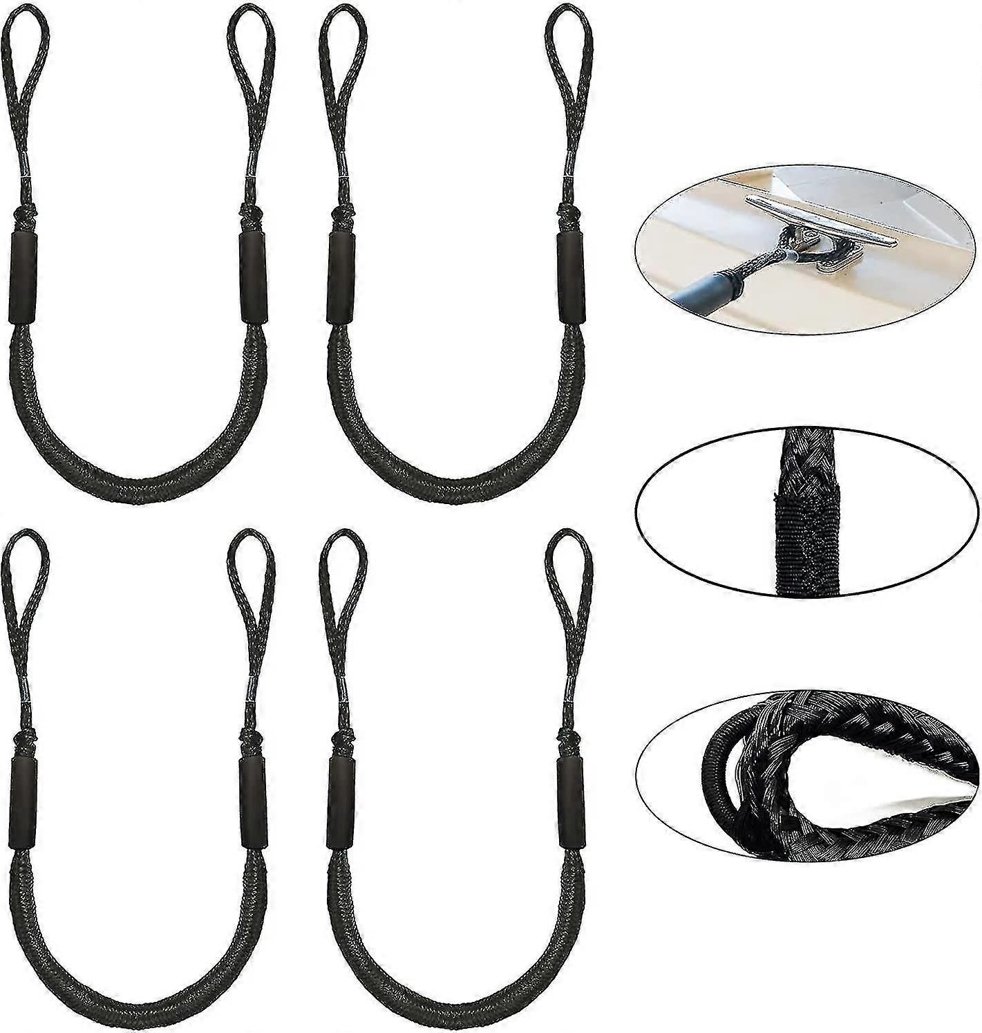 Bungee Dock Lines 4 Pack