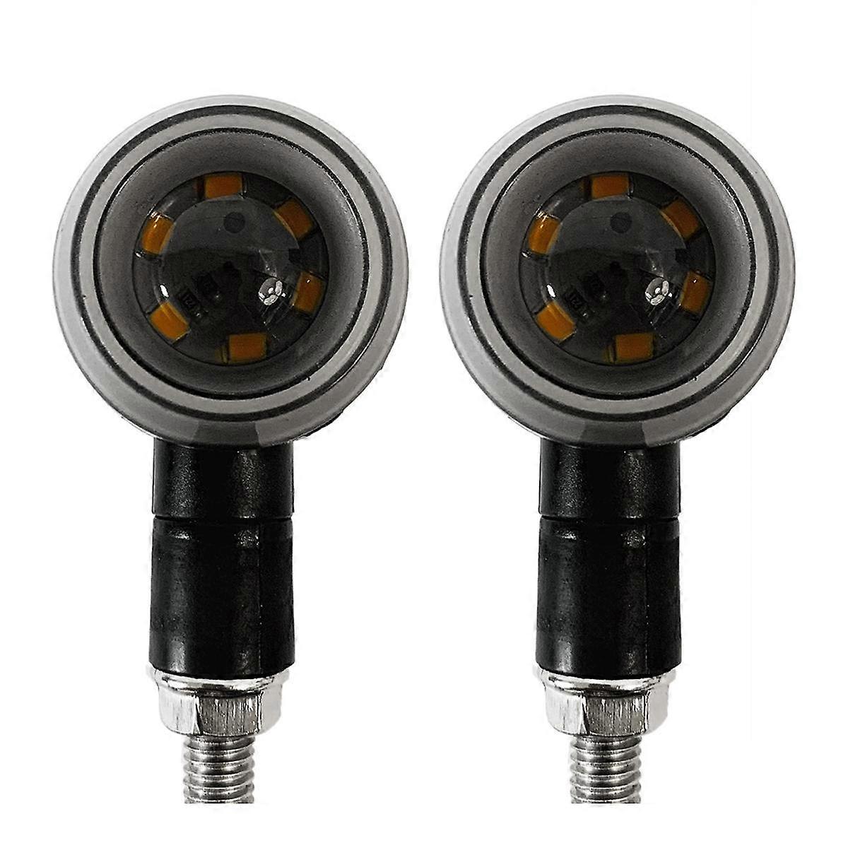 2PCS Motorcycle Turn Signals 15LED Motorcycle Blinkers Indicators for Motorbike Scooter Motorcycle