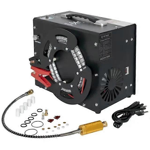 300Bar 4500psi سريع Iation 12 فولت محول الطاقة لا ضاغط هواء الصيد النفطي Snorkeg Pcp Paintball لزجاجة الغاز