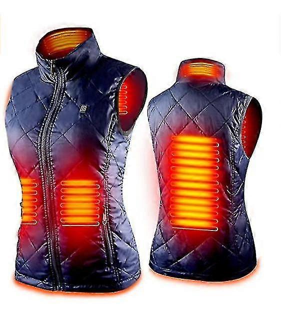 Women's Heated Vest With 4 Heating Zones, Neck Heating Jacket