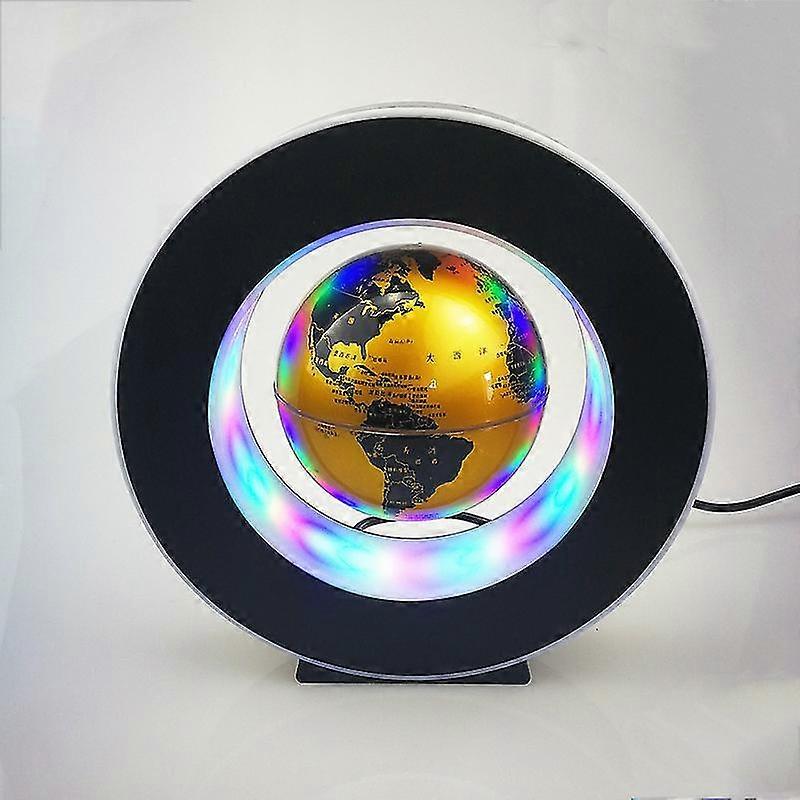 Floating Globe With Led Lights Levitating Globe Magnetic World Map For Decoration